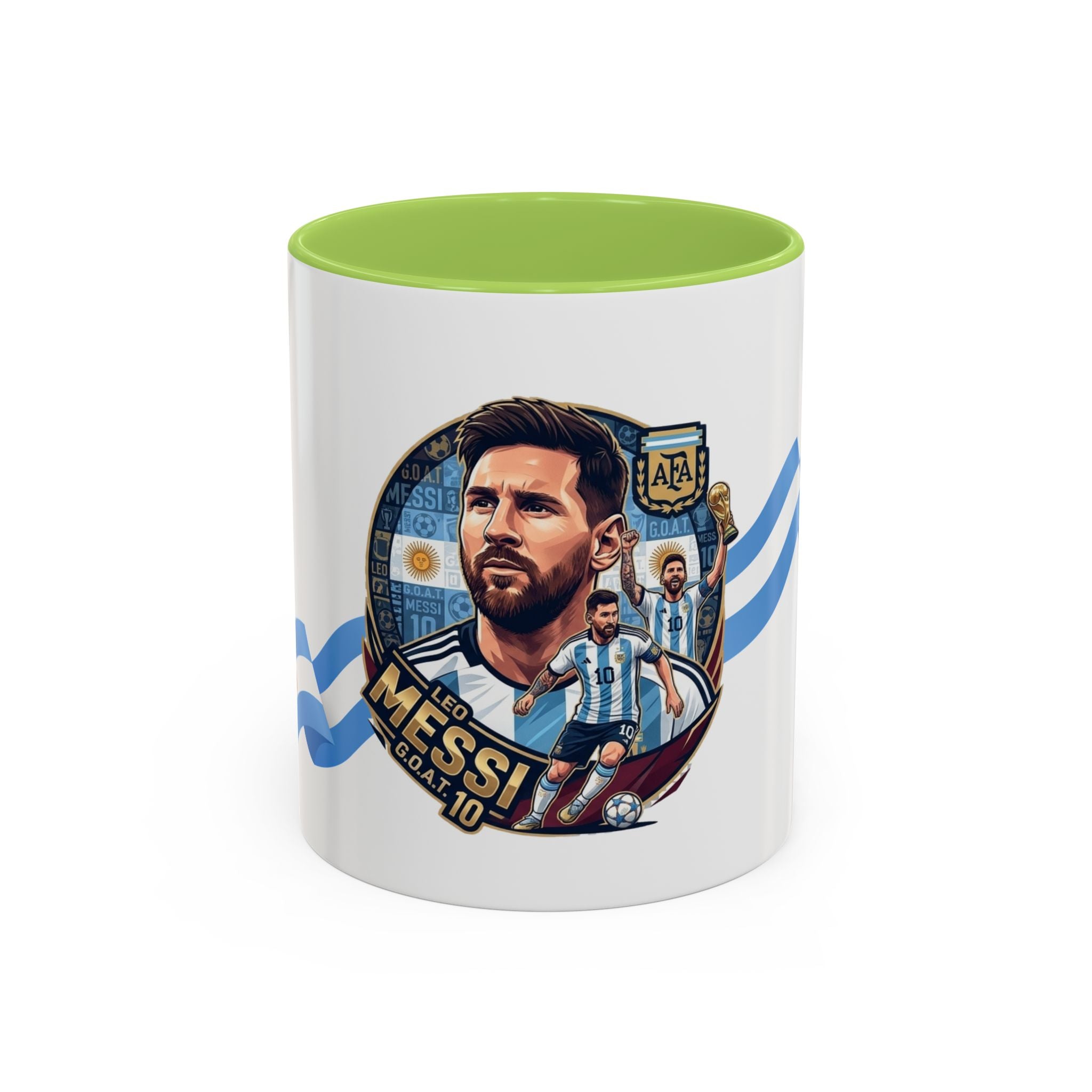 Argentina Soccer Player Coffee Mug – National Flag Accent