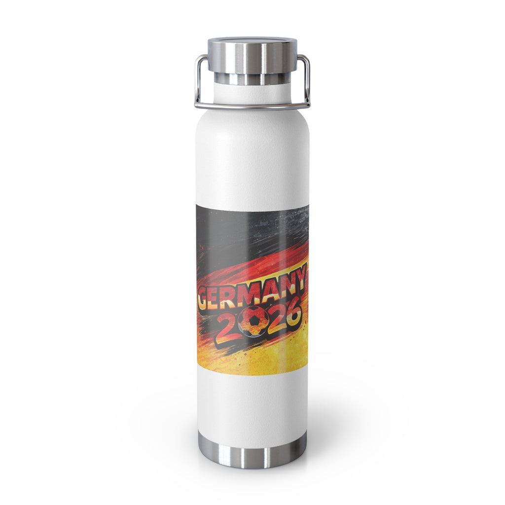 Germany 2026 Insulated Water Bottle - 22oz Copper Vacuum Travel Bottle