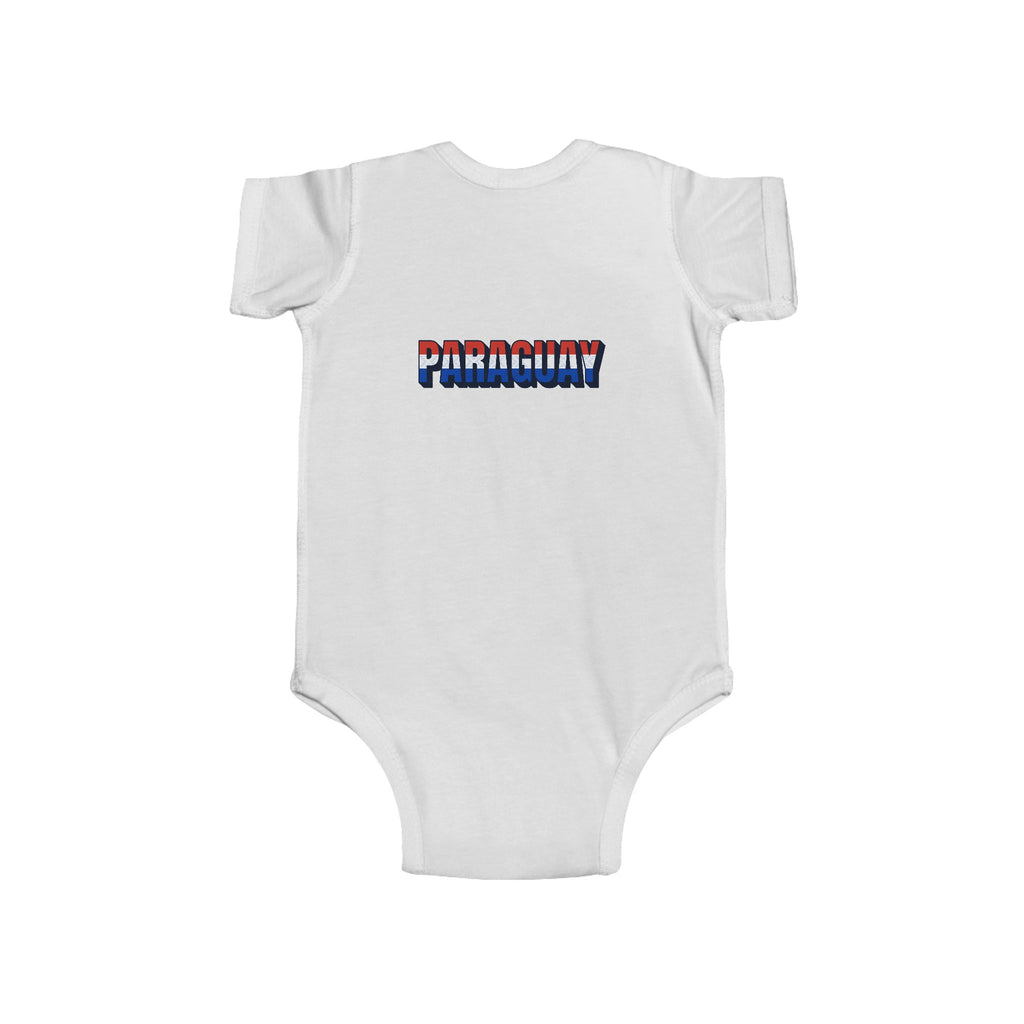 Paraguay Baby Bodysuit – Infant Onesie with Paraguayan Flag & 'Paraguay' Text
