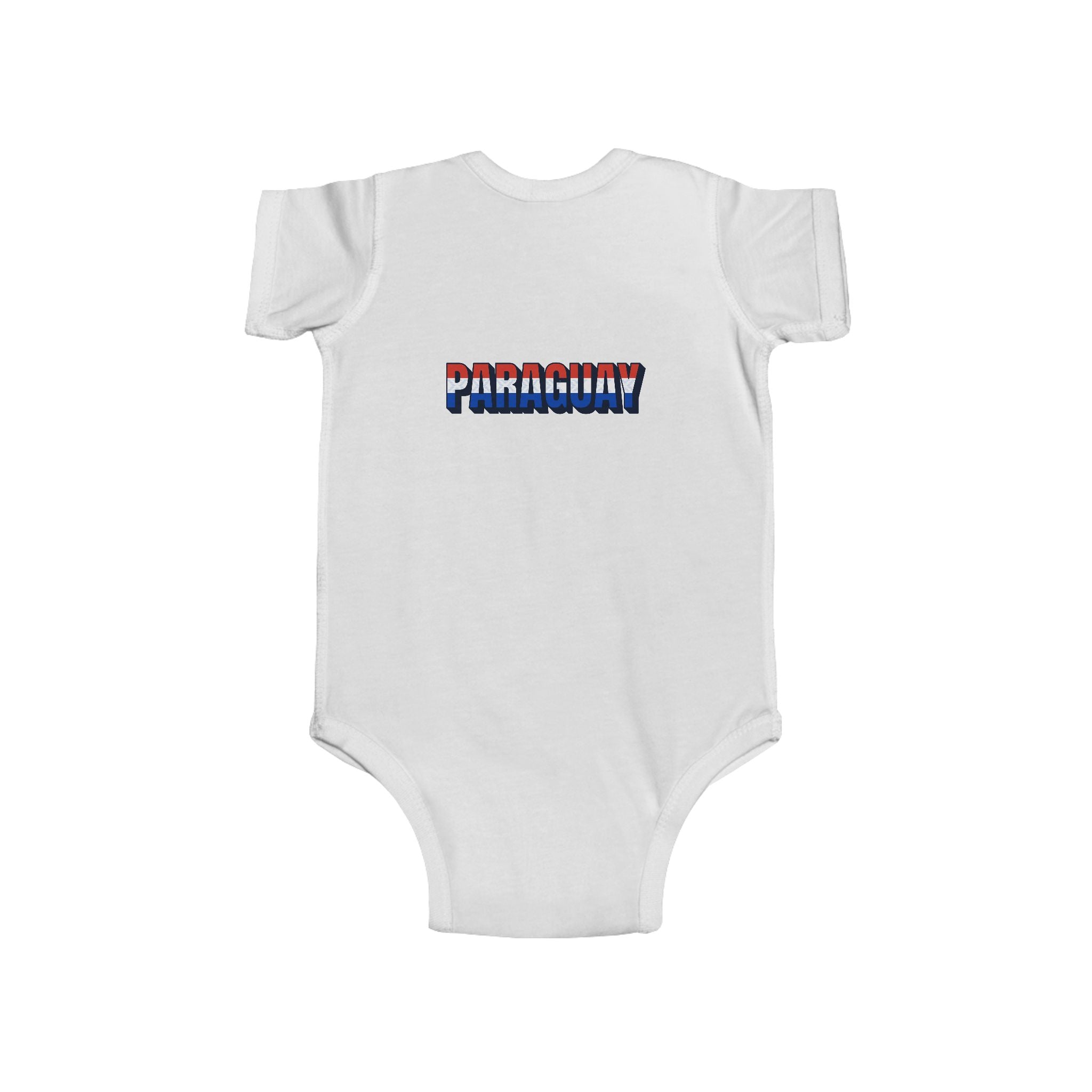 Paraguay Baby Bodysuit – Infant Onesie with Paraguayan Flag & 'Paraguay' Text
