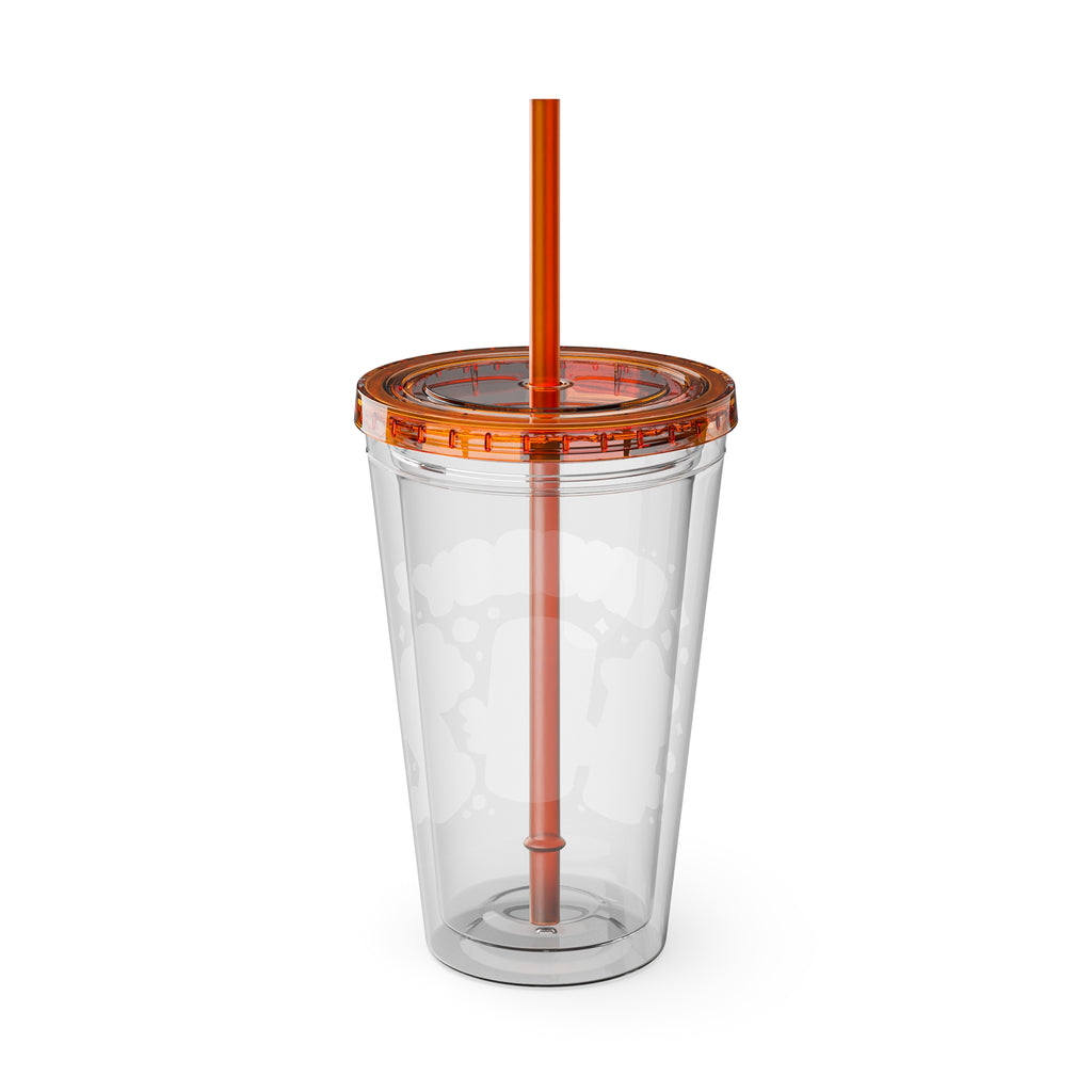 Energy Friends 16oz Tumbler with Straw — Cute Kawaii Drinkware