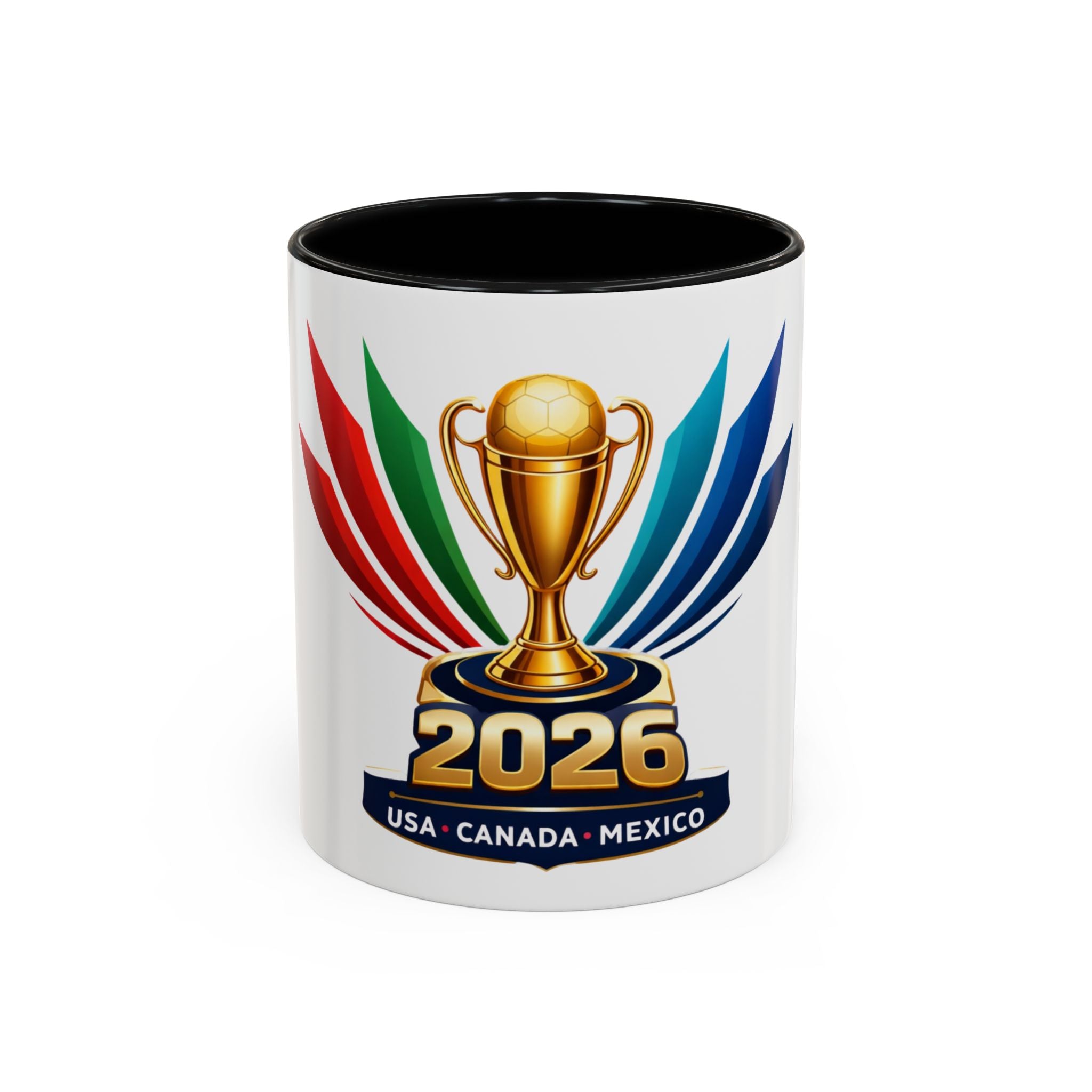 2026 Championship Coffee Mug — USA Canada Mexico Tournament Trophy Accent