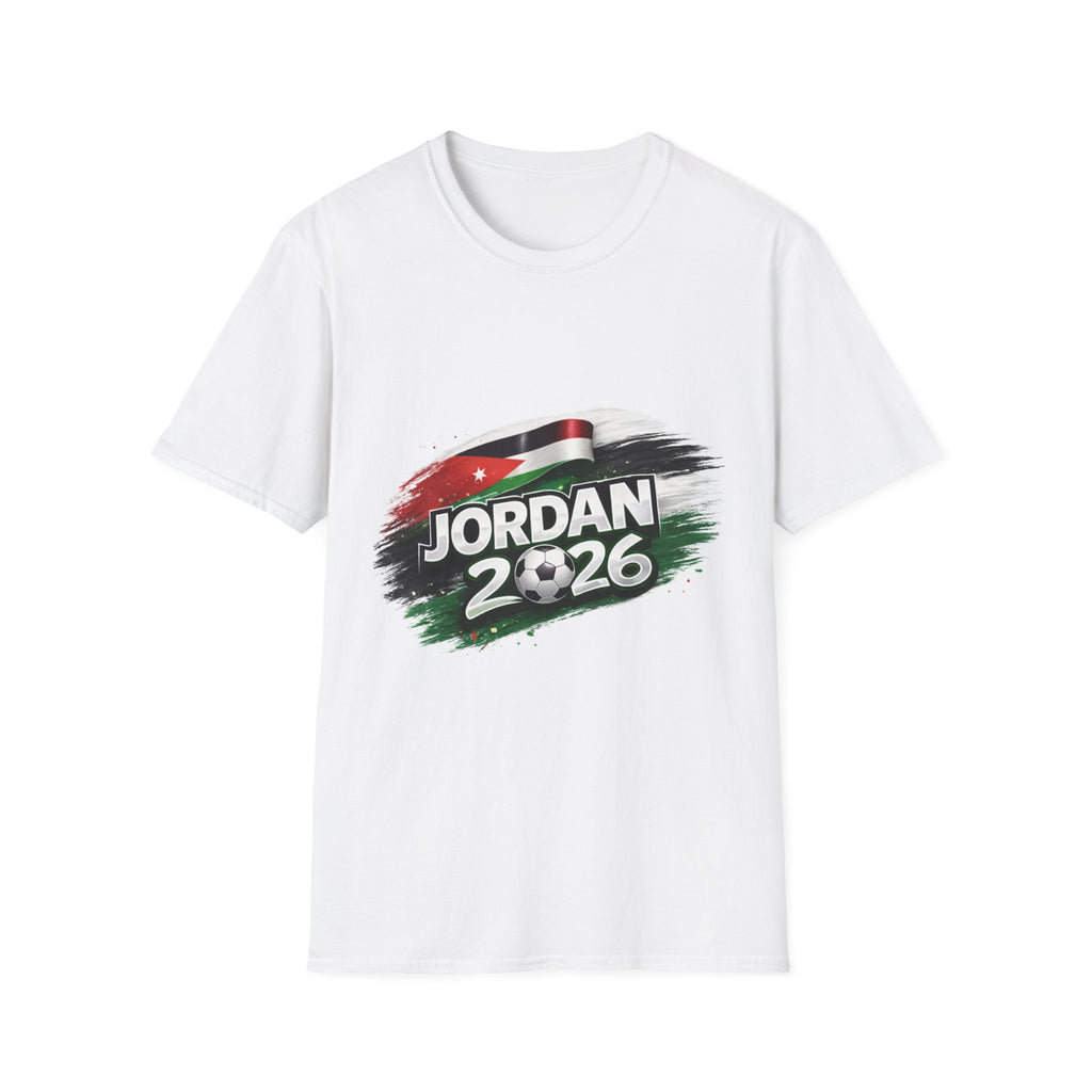 Jordan 2026 Soccer T-Shirt – Jordan Flag Design
