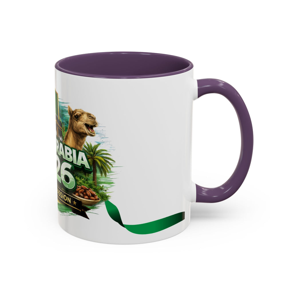 Saudi Arabia 2026 Football Passion Accent Coffee Mug – Cup Soccer Fan Gift
