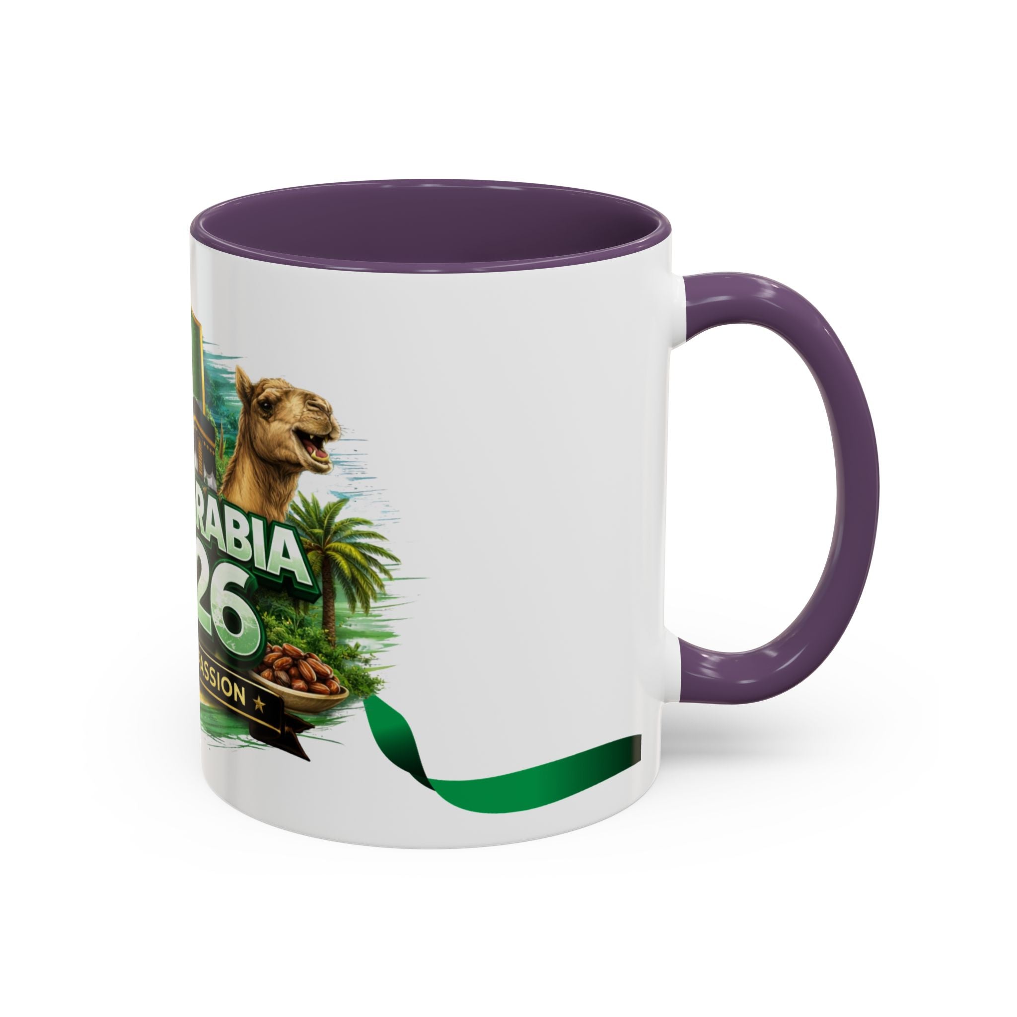 Saudi Arabia 2026 Football Passion Accent Coffee Mug – Cup Soccer Fan Gift