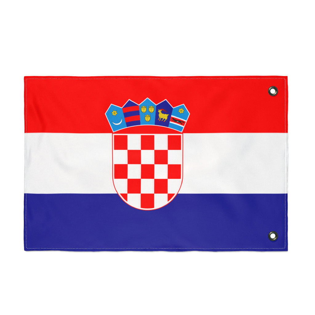 Croatia Double-Sided Flag – Croatian National Flag Banner (Outdoor/Indoor)