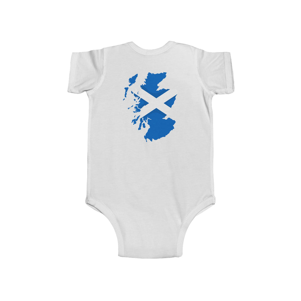 Scotland Soccer Infant Bodysuit – Scottish Flag & Fans Baby Onesie
