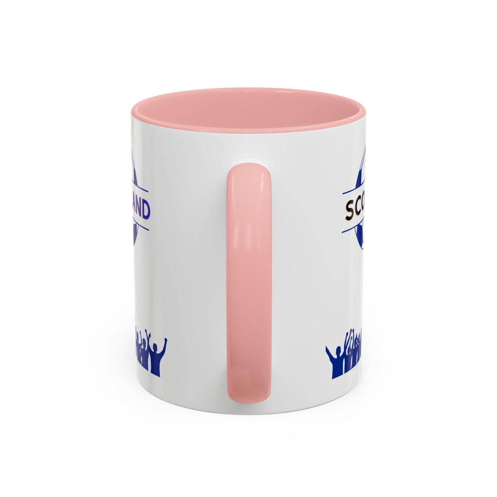 Scotland Soccer Fan Coffee Mug – Scottish Flag & Supporters 11/15oz Accent Mug