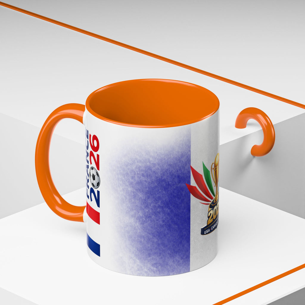 Soccer 2026 Commemorative Mug — France Accent Coffee Cup (11/15oz)