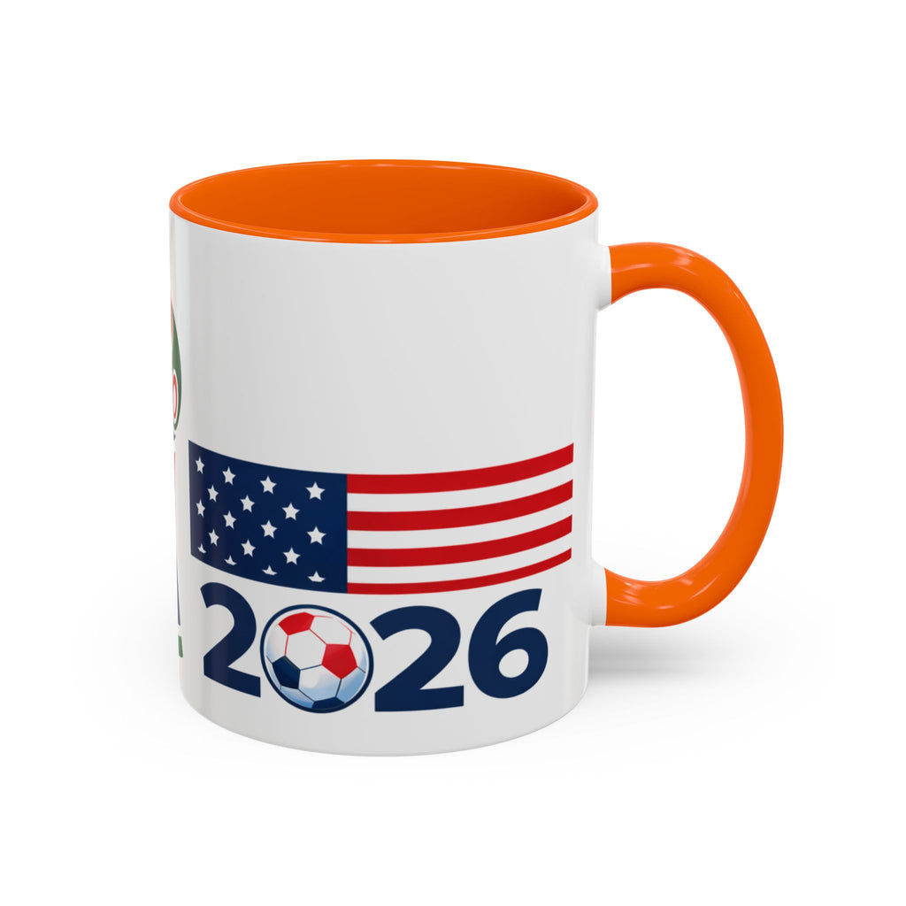 2026 cup USA+Canada Soccer Coffee Mug — 11/15oz Accent