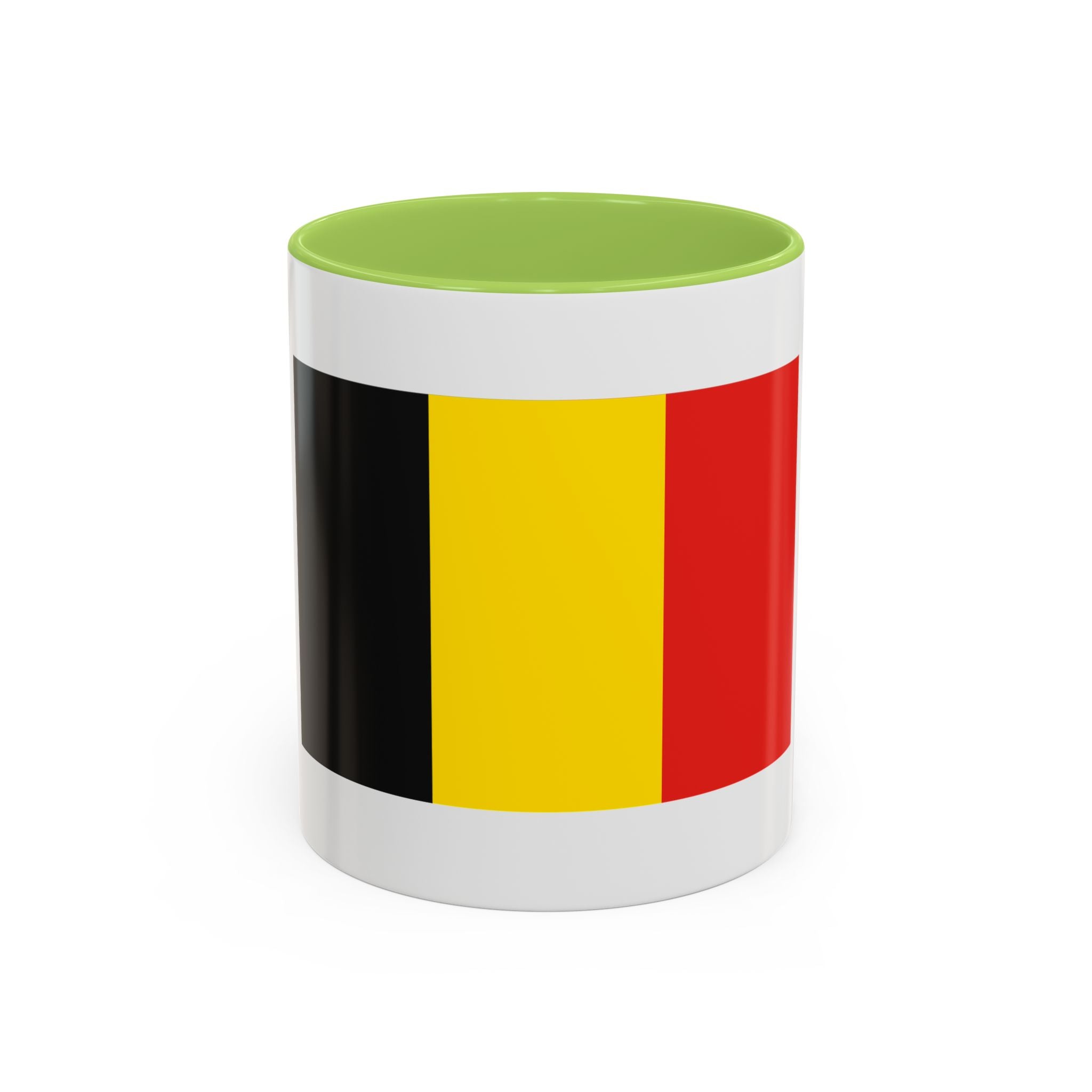 Belgium Flag Accent Coffee Mug — Belgian Pride 11/15oz