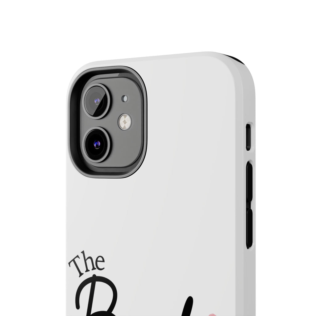Bride Tough Phone Case — "The Bride" Script with Pink Heart | Bachelorette & Wedding Accessory