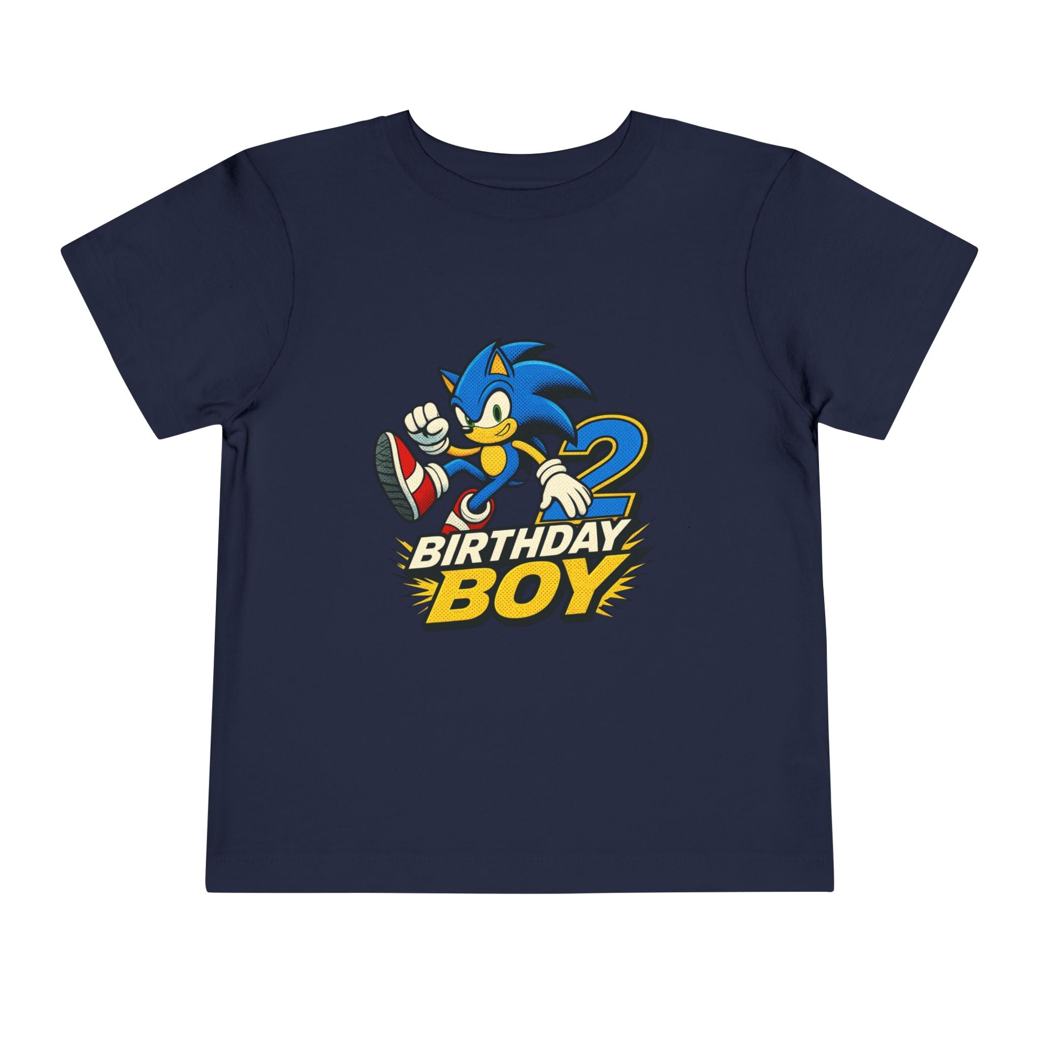 Sonic 2nd Birthday Boy Toddler Tee