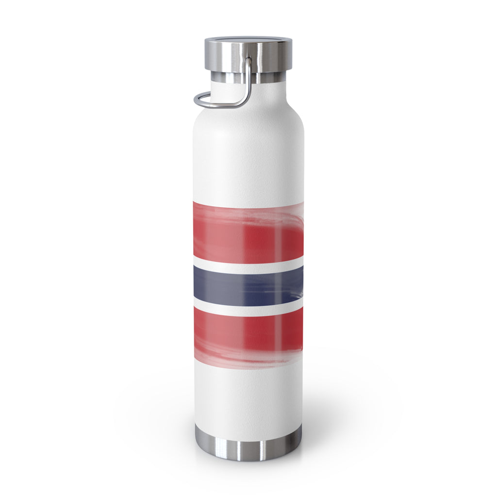 Norway 2026 Soccer Flag Bottle — 22oz Insulated Water Bottle