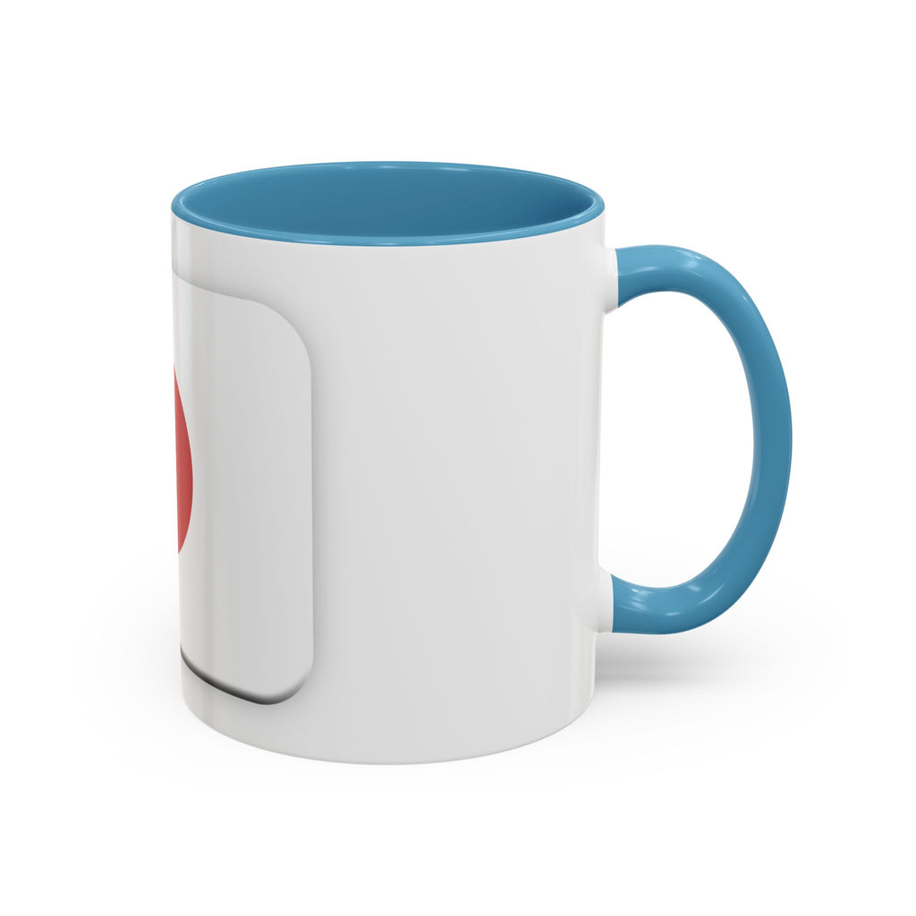Japanese Minimal Red Dot Accent Coffee Mug — Modern Japanese Flag Inspired Ceramic Mug (11/15oz)