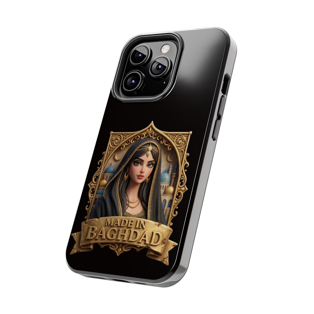 Made in Baghdad Phone Case — Elegant Middle Eastern Portrait Tough Protective Case