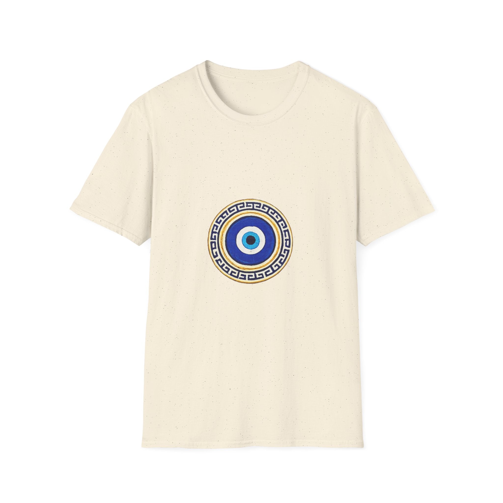 Evil Eye Crescent Lantern T‑Shirt — Protective Nazar Tee with Moon Lantern Design