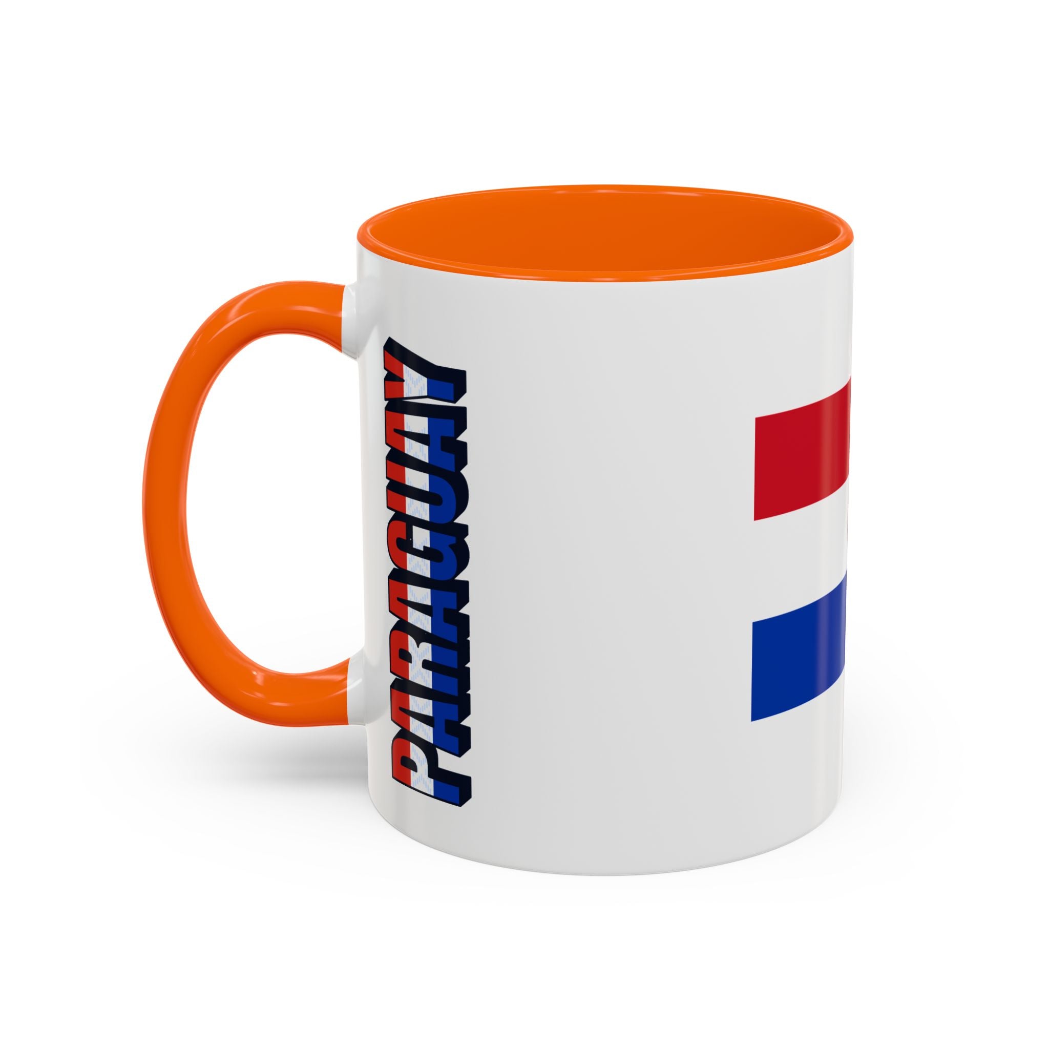 Paraguay Flag Accent Coffee Mug – Patriotic 11/15oz Ceramic Mug