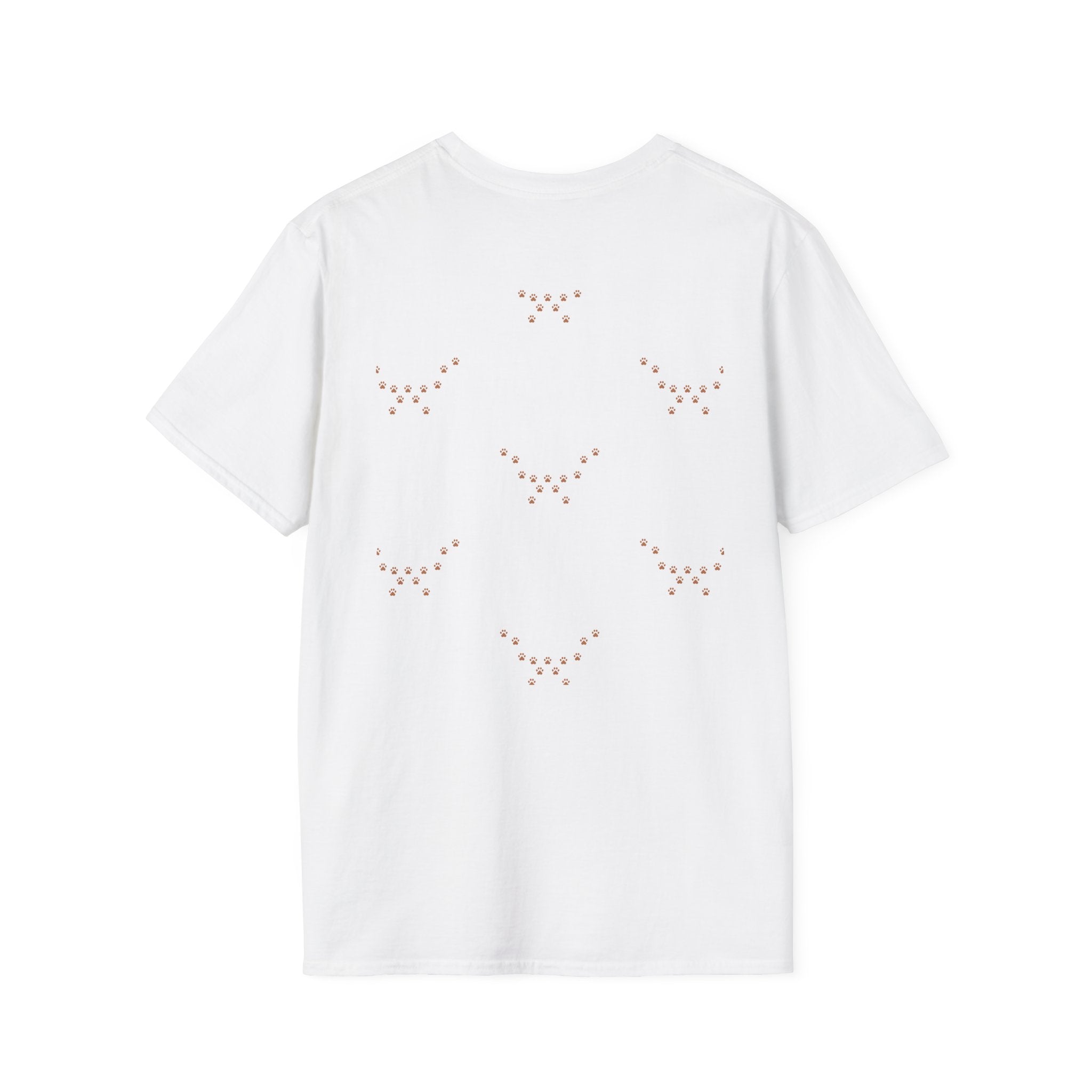 Dog Lover T-Shirt — "Home Is Where The Dog Is" Paw Print Tee
