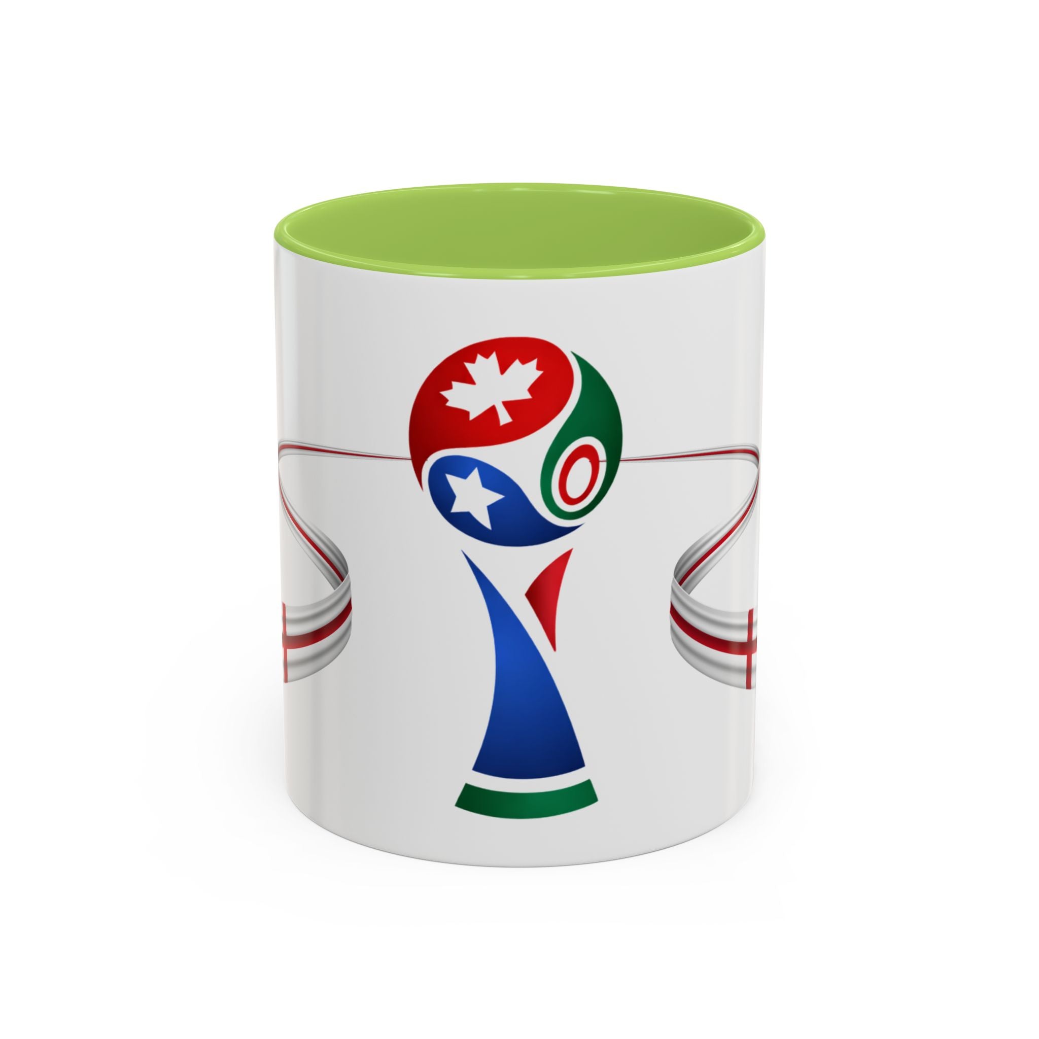 England 2026 Soccer Cup Accent Coffee Mug