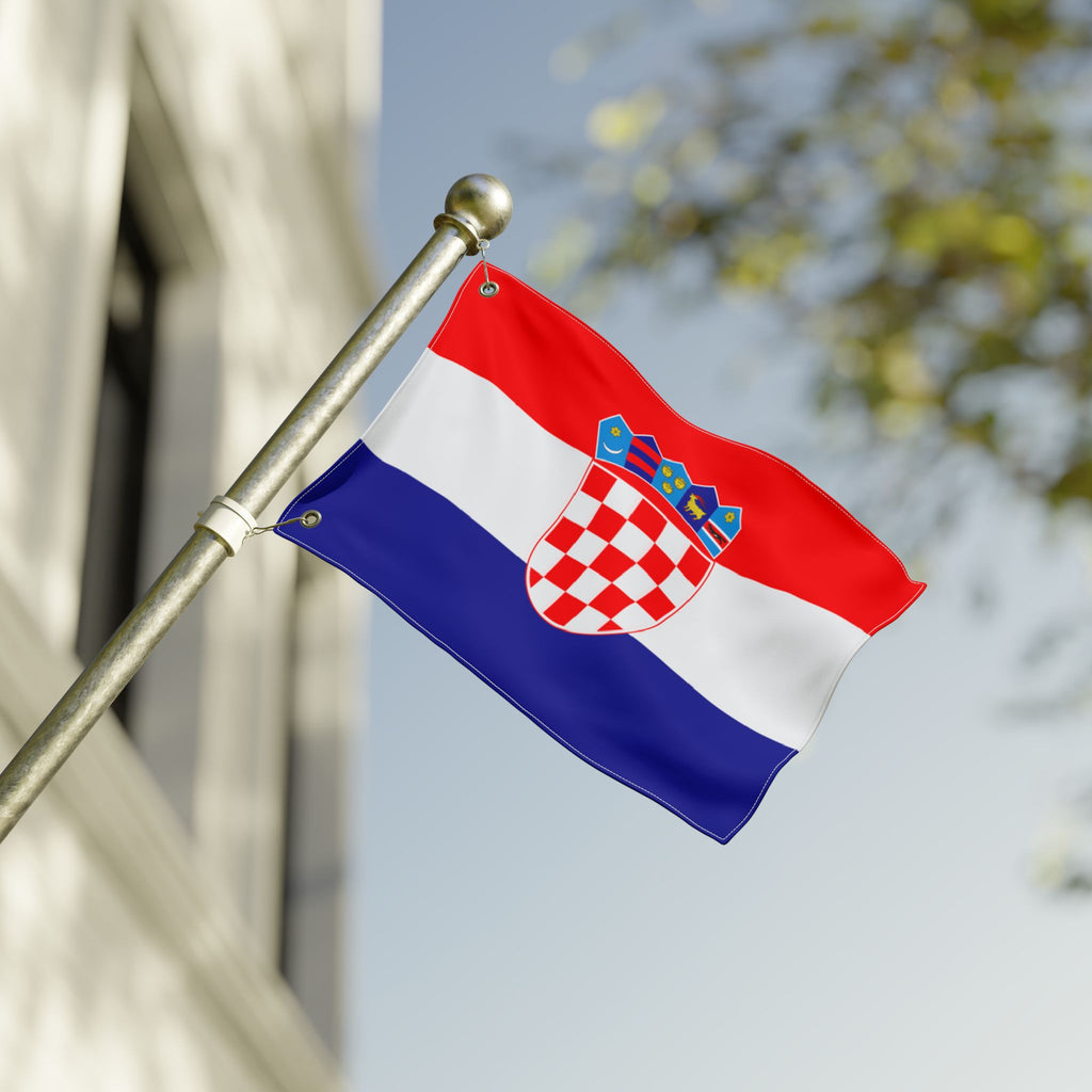 Croatia Double-Sided Flag – Croatian National Flag Banner (Outdoor/Indoor)