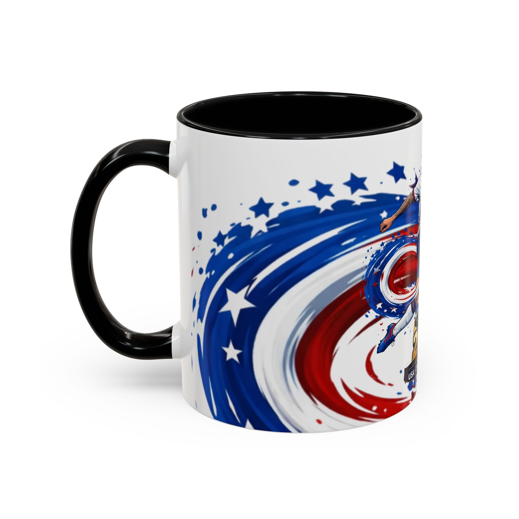 2026 CONCACAF Soccer Champion Accent Mug — USA Canada Mexico  Cup Qualifier Design