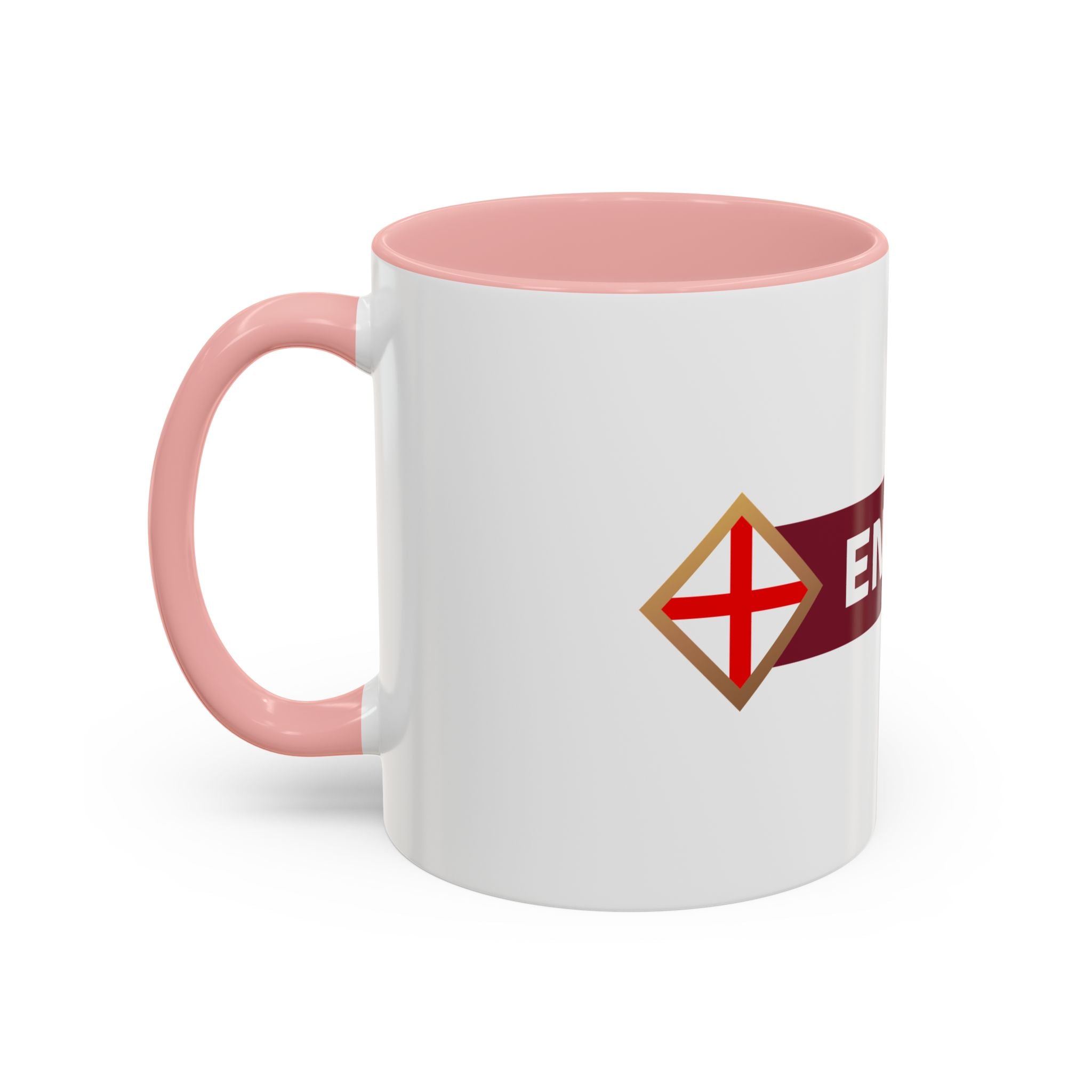 England 2026 Soccer Cup Accent Coffee Mug (11, 15oz)