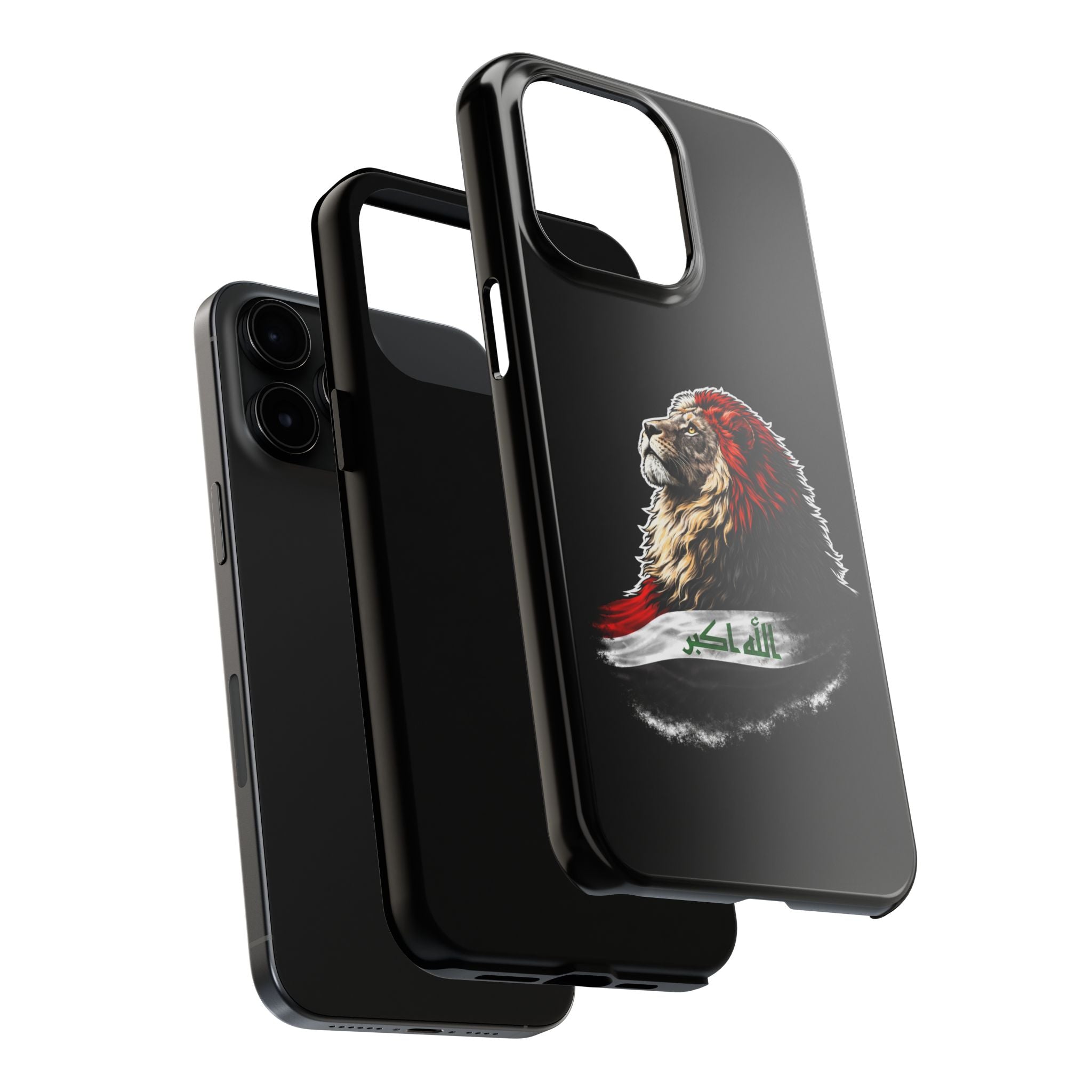 Iraq Lion Tough Phone Case — Protective iPhone Case with Iraqi Flag Design