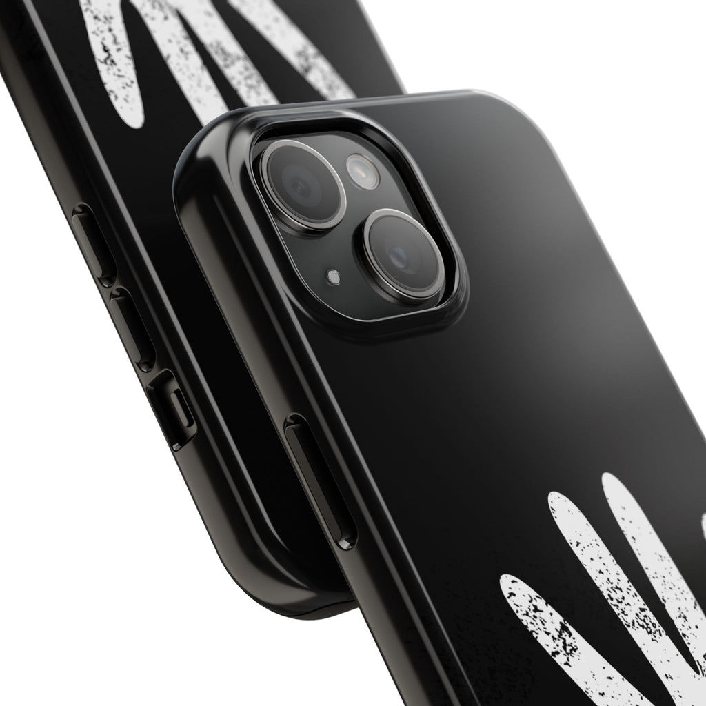 Phone Case — “Don’t Touch Me” Black Protective Tough Case