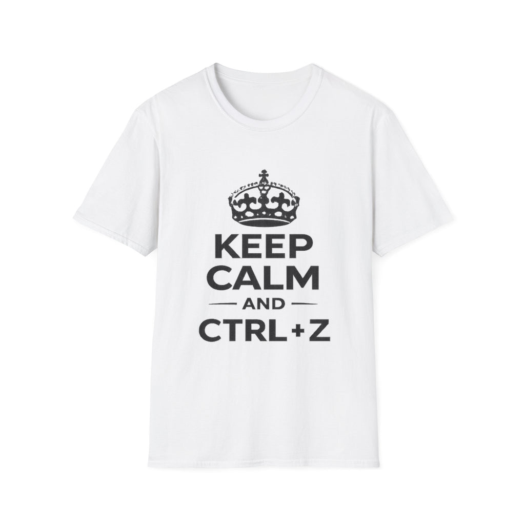 T-Shirt — "Keep Calm and Ctrl+Z" Graphic Tee