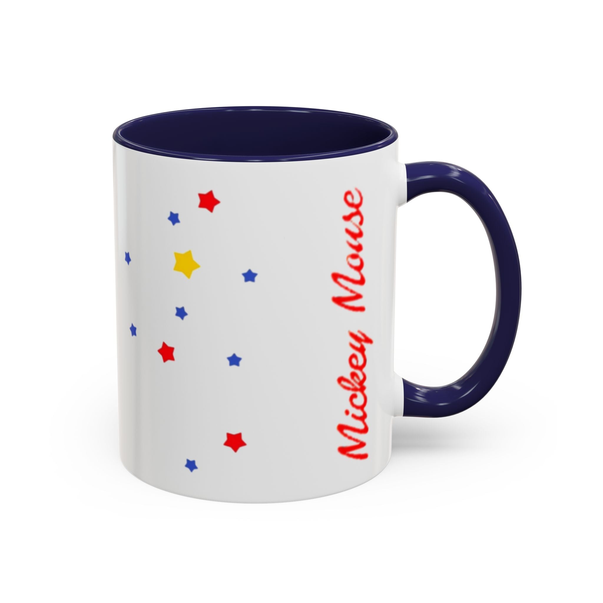 Mickey Mouse Accent Coffee Mug – Stars Pattern (11 oz)
