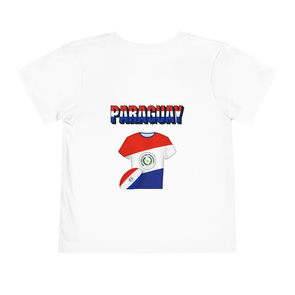 Paraguay Toddler Tee — Kids Flag Map & 'Paraguay' Graphic