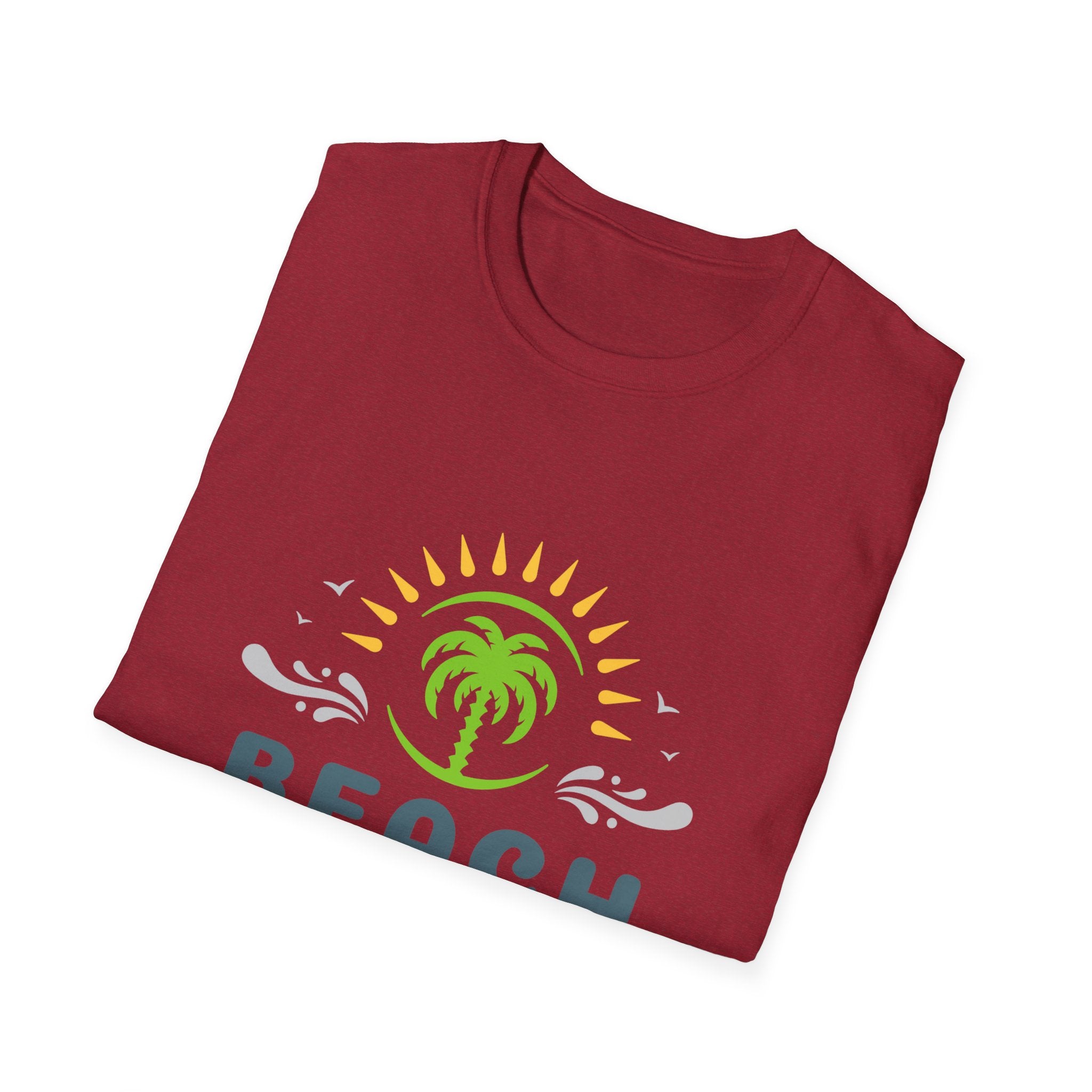 Beach Vacation T-Shirt — Palm Tree Sunset Graphic Tee