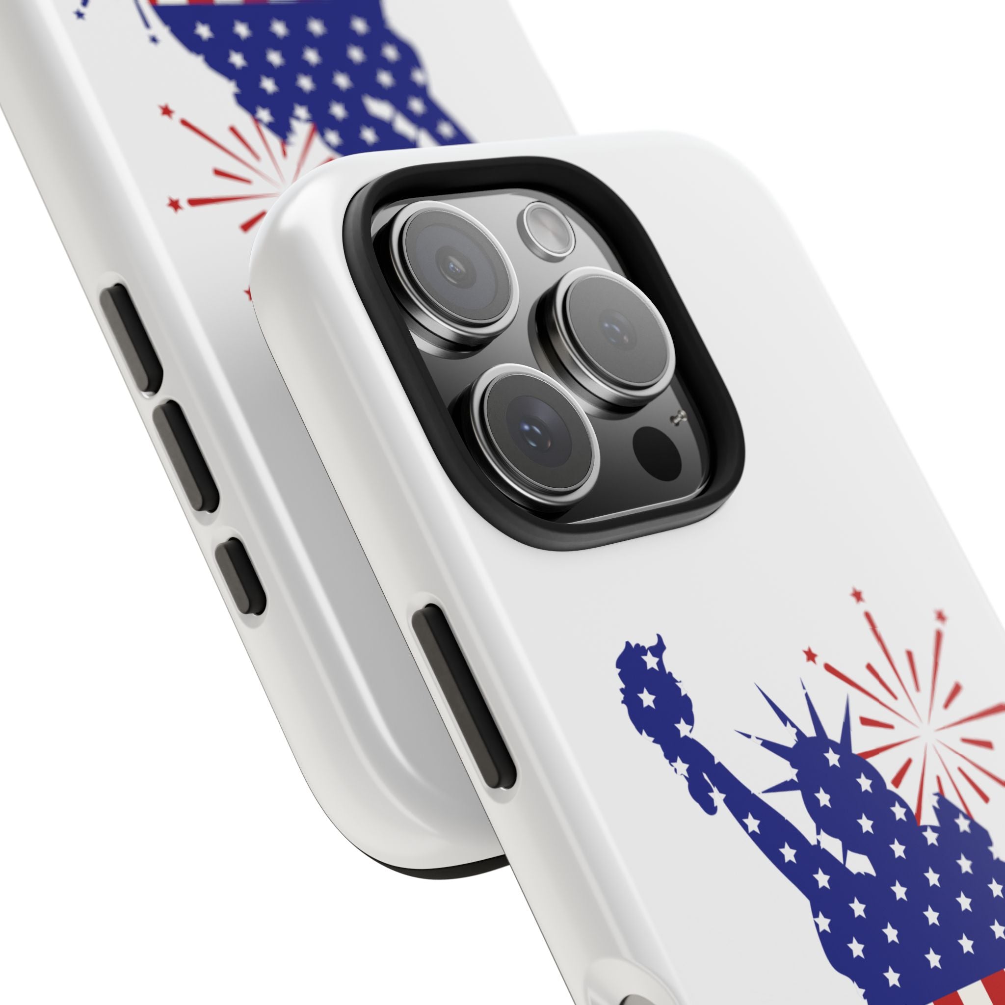 4th of July Tough Phone Case — Statue of Liberty USA Flag Design