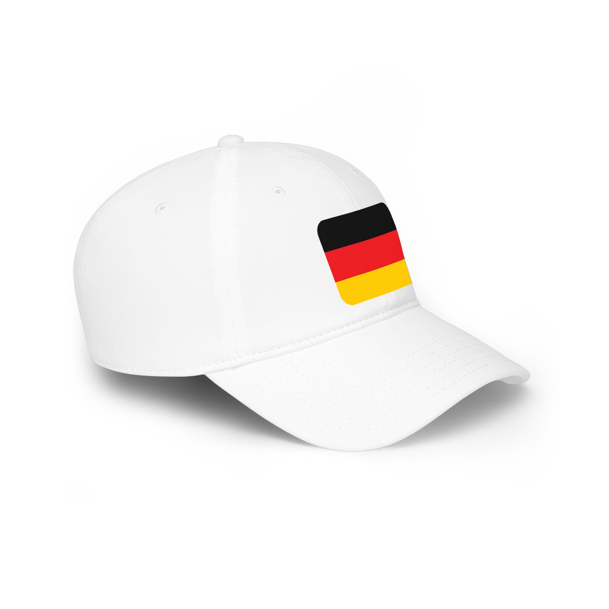 German Flag Baseball Cap — Low Profile Embroidered Deutschland Hat
