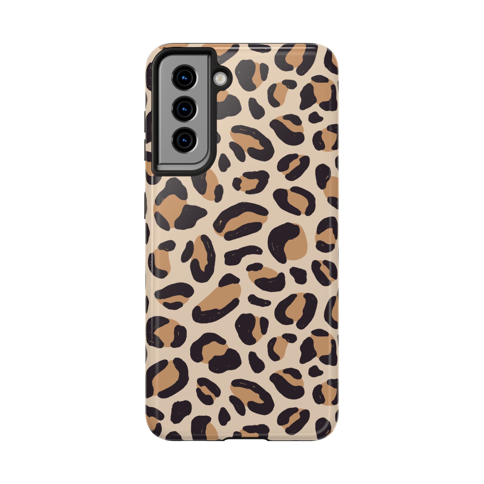 Leopard Print Tough Phone Case – Durable Glam Protective Cover