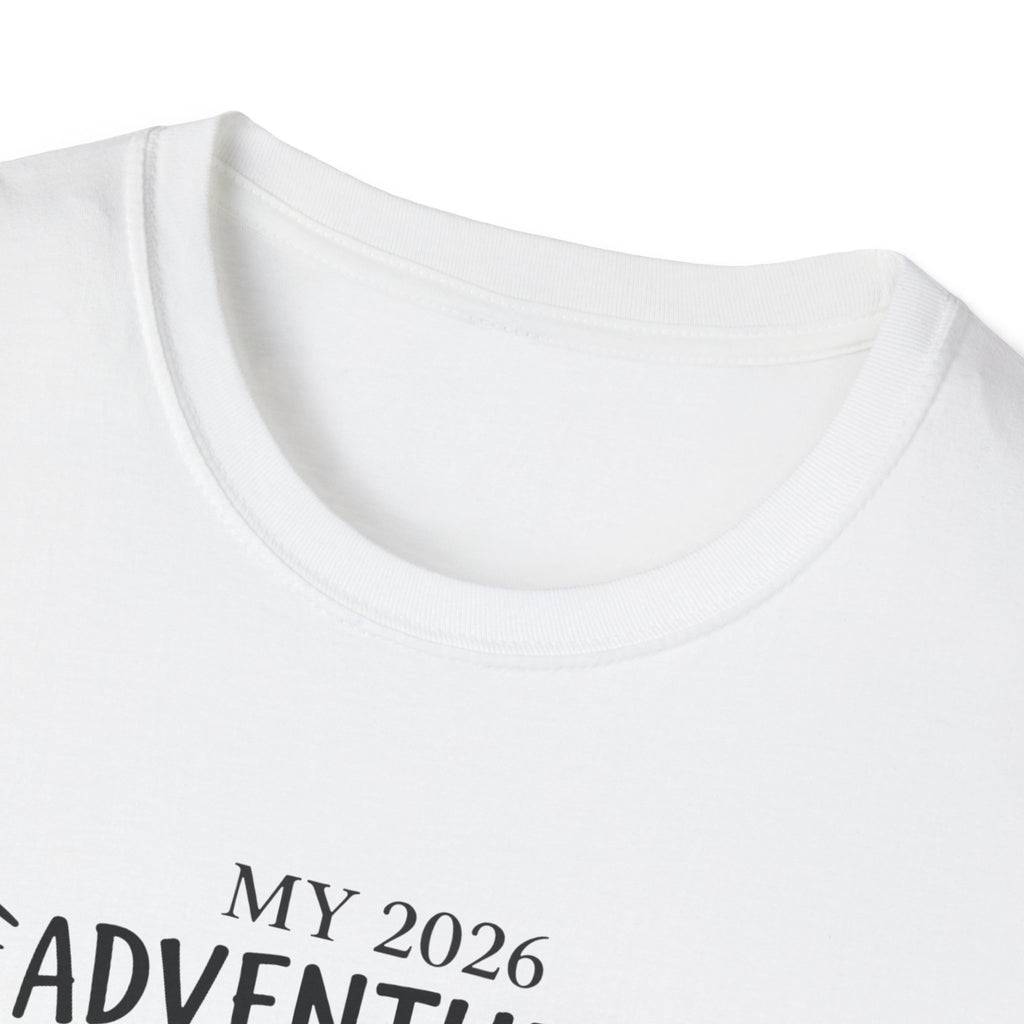 Travel Adventures T-Shirt — 'My 2020 Adventures' World Cities Graphic Tee (Paris, Dubai, Bali, New York, London, Tokyo)