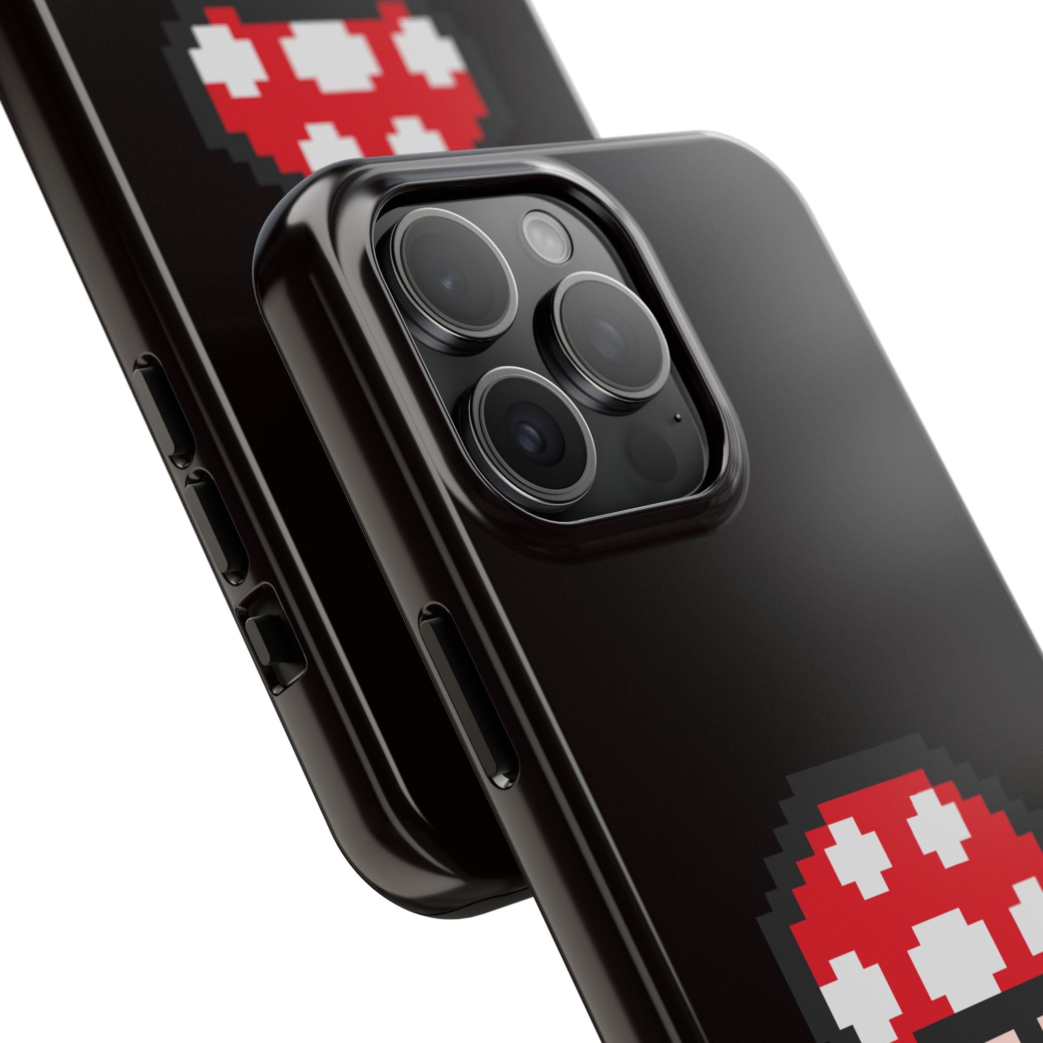 I Play Video Games Pixel Mushroom Phone Case — Tough Protective Gamer Case