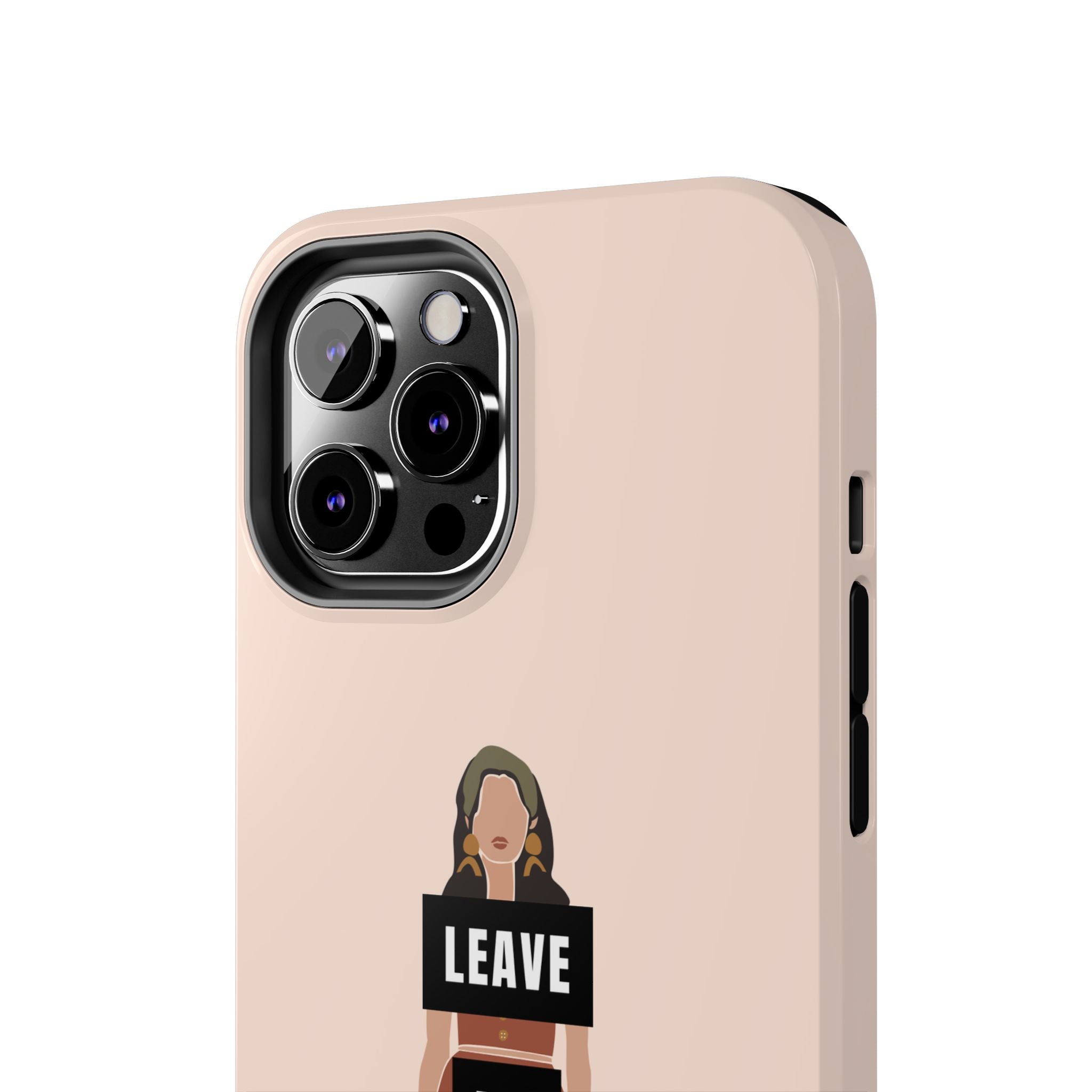 Leave Me Alone Phone Case — Tough Protective iPhone Case with Bold Statement Design