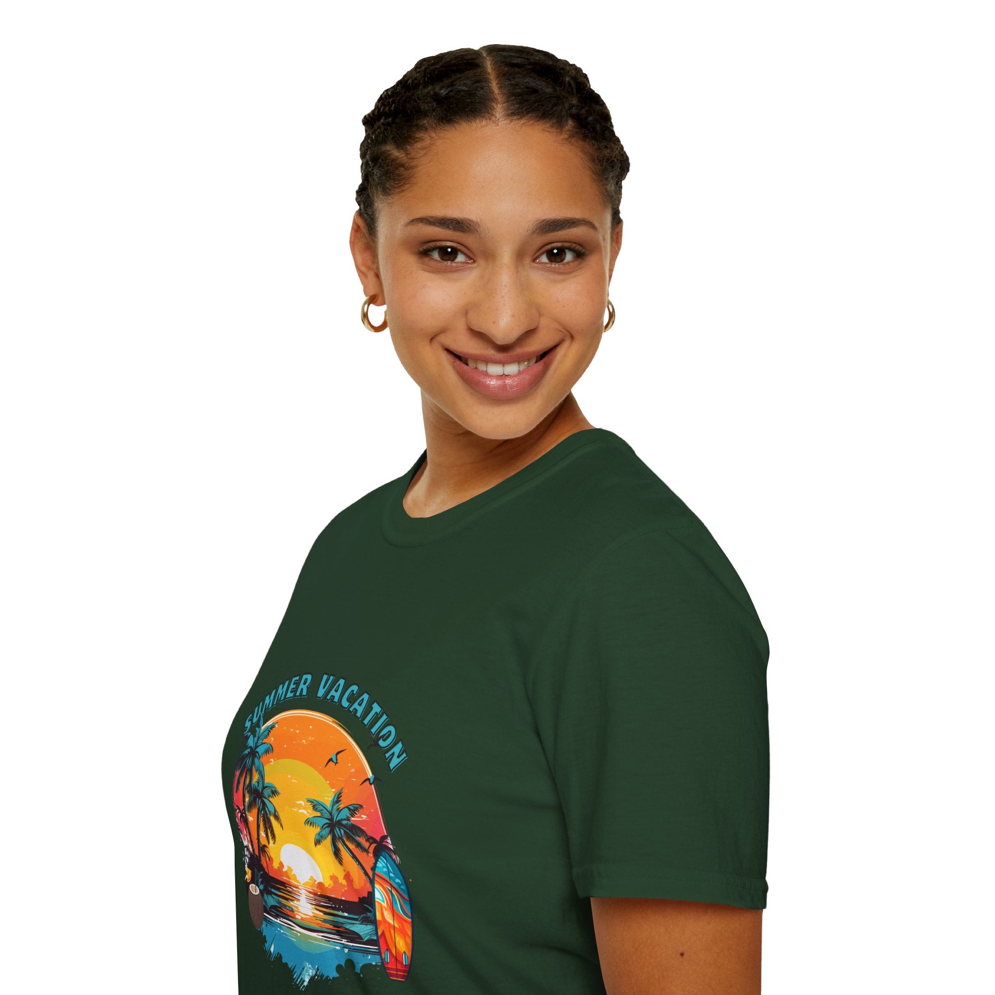 Summer Vacation Graphic T-Shirt
