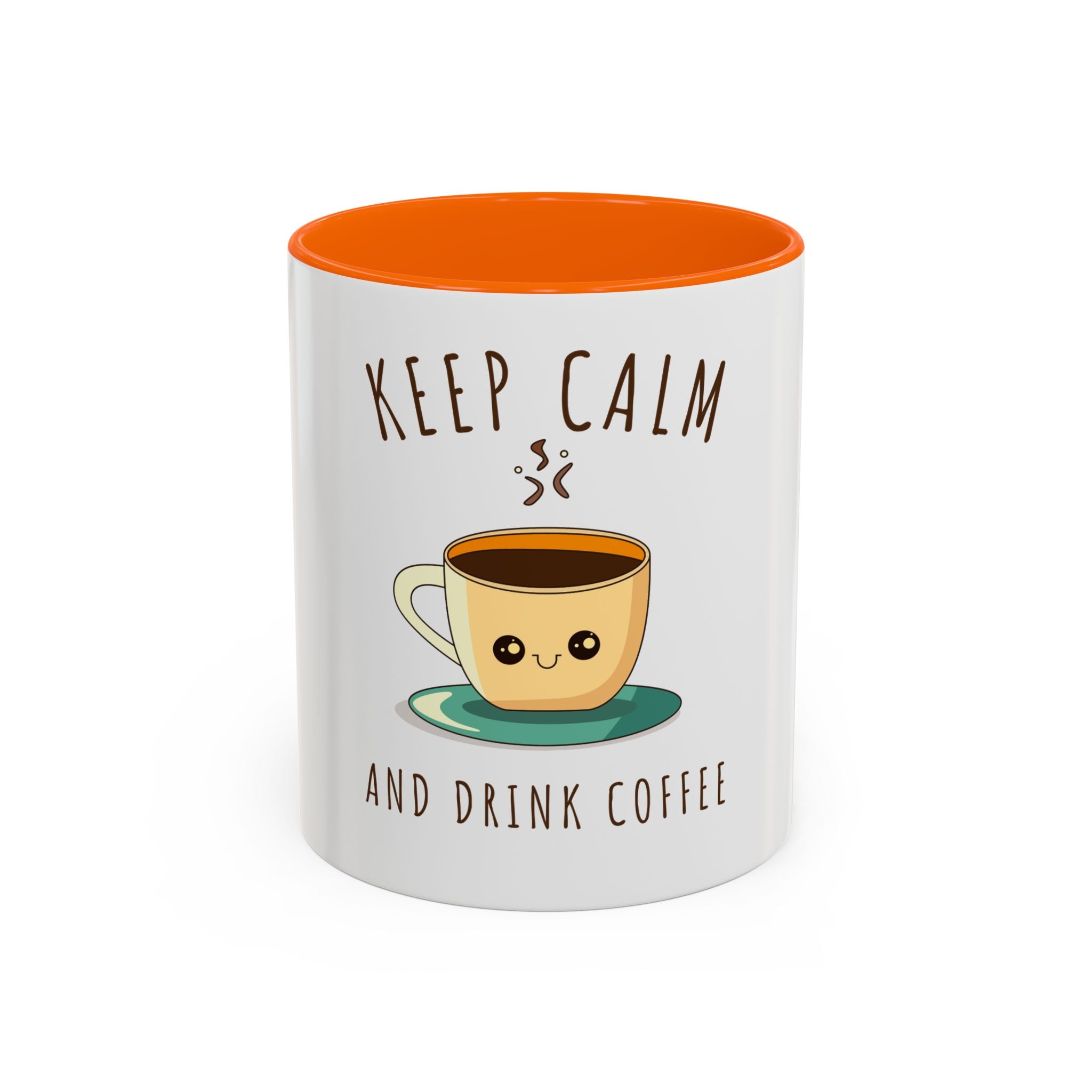 Keep calm & drink coffee Accent Coffee Mug (11, 15oz)