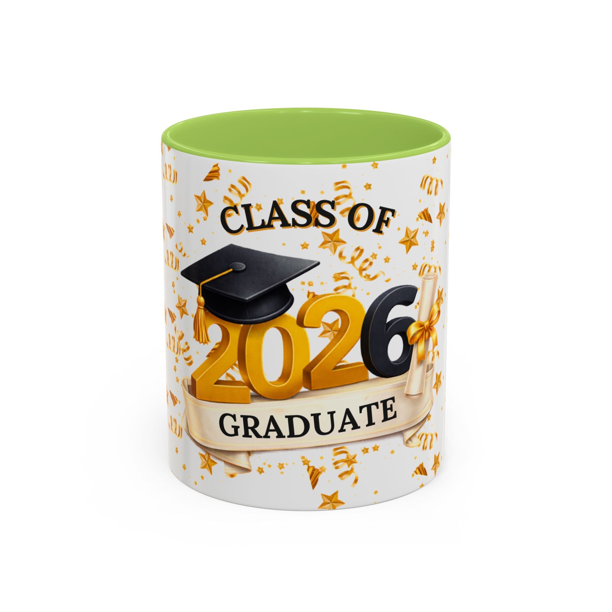 Class of 2026 Graduate Accent Coffee Mug – Black Interior, Graduation Gift