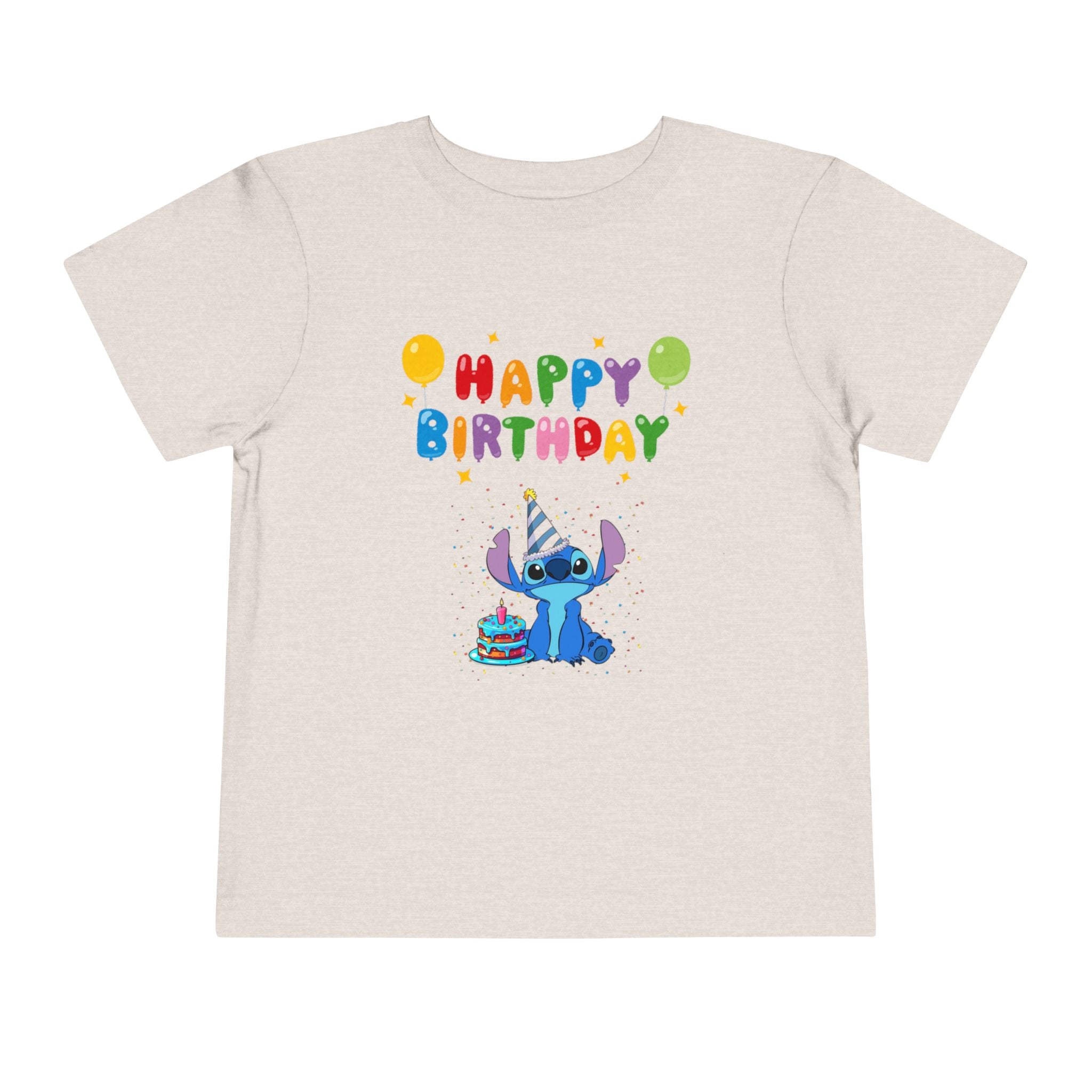 Stiche birthday Toddler Short Sleeve Tee