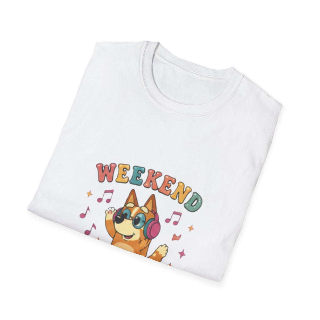 T-Shirt — Weekend Energy Cute Corgi Graphic Tee