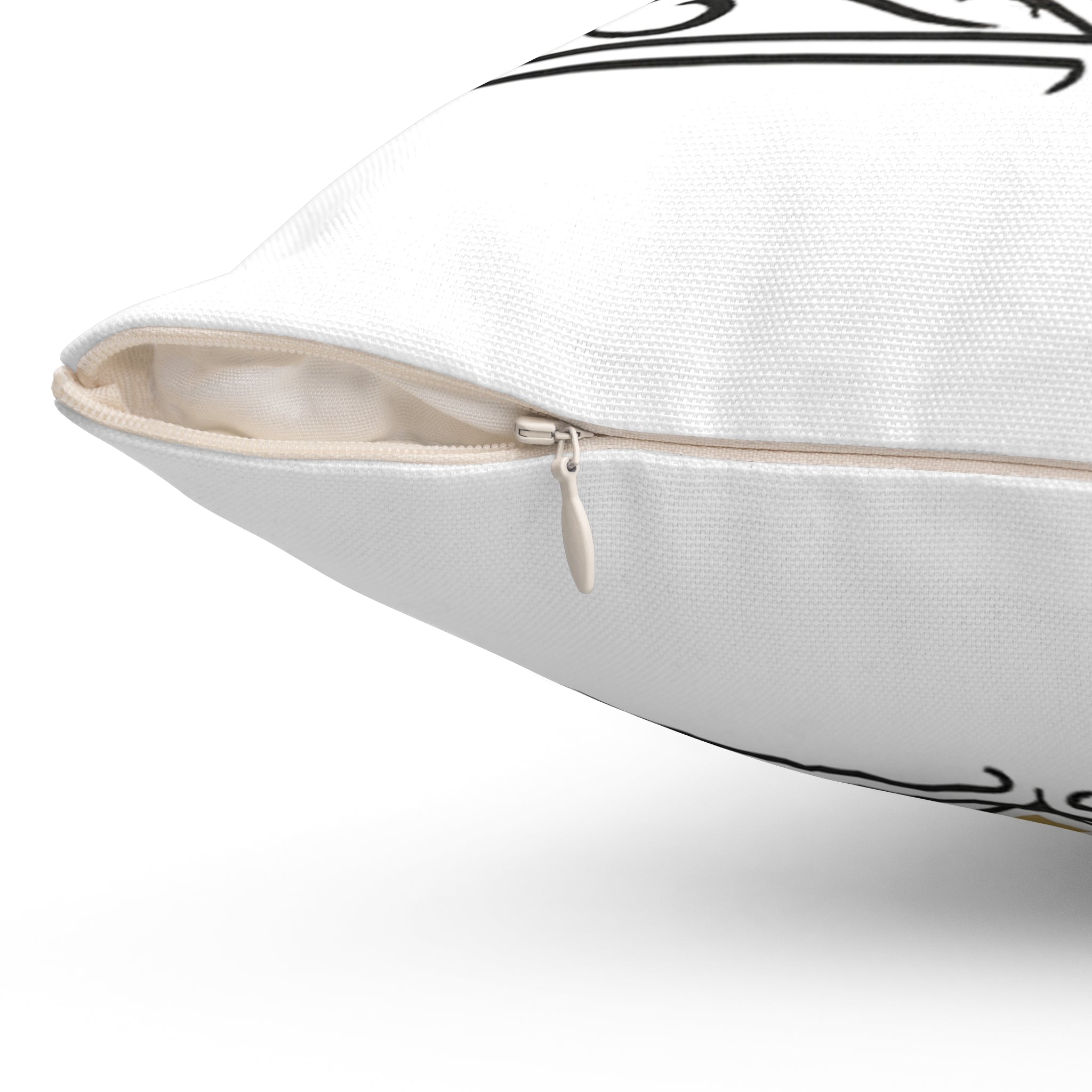 Bridal Arabic Script Throw Pillow — عريس (Groom) Crown Decor