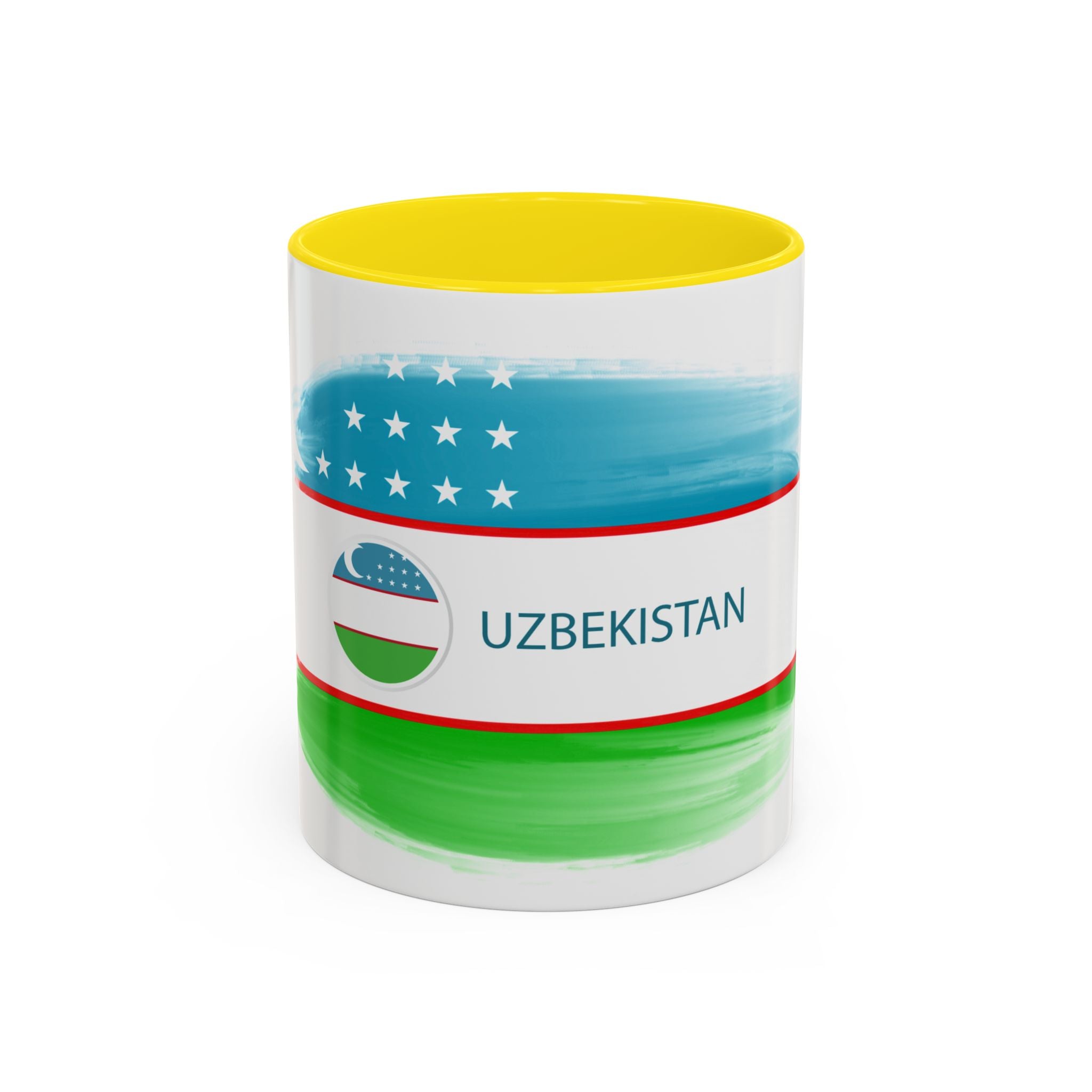Uzbekistan Accent Coffee Mug (11, 15oz)