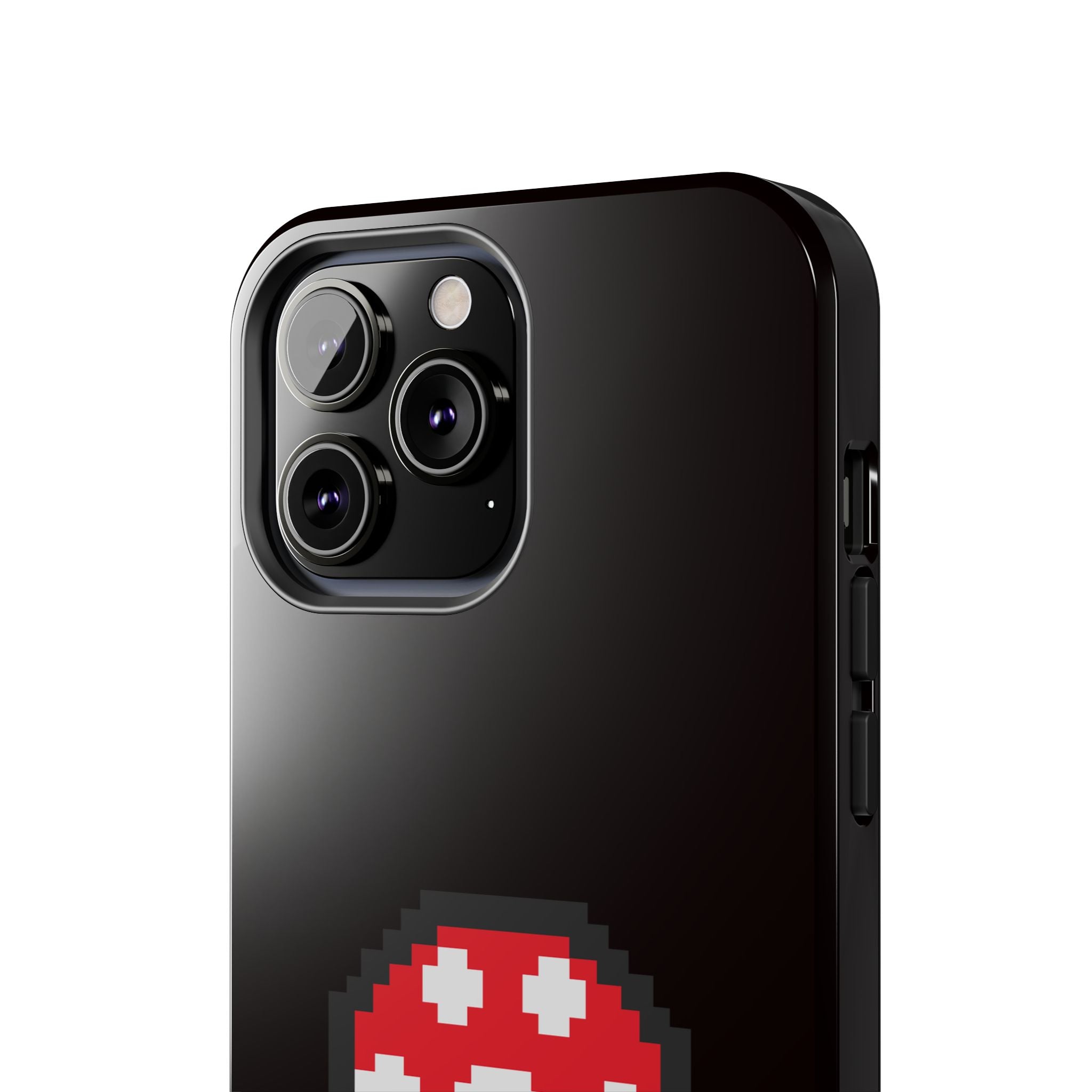 I Play Video Games Pixel Mushroom Phone Case — Tough Protective Gamer Case