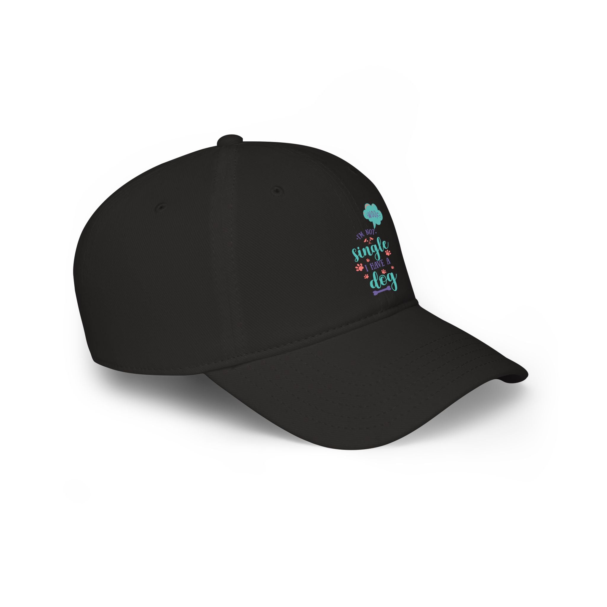 Funny "Single, Taken, I Have a Dog" Dog Lover Baseball Cap