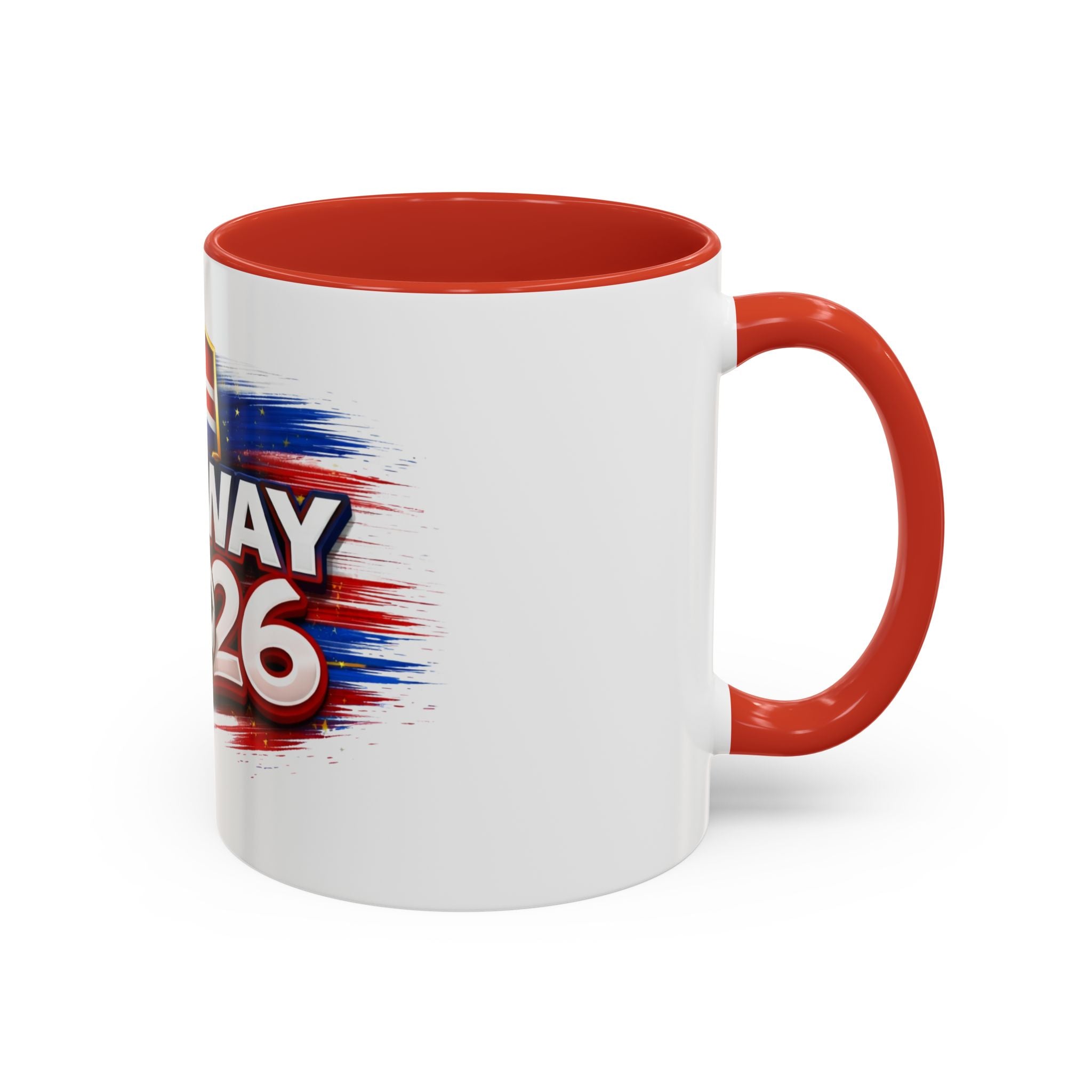 Norway 2026 Soccer Fan Accent Coffee Mug — Cup Supporter Gift