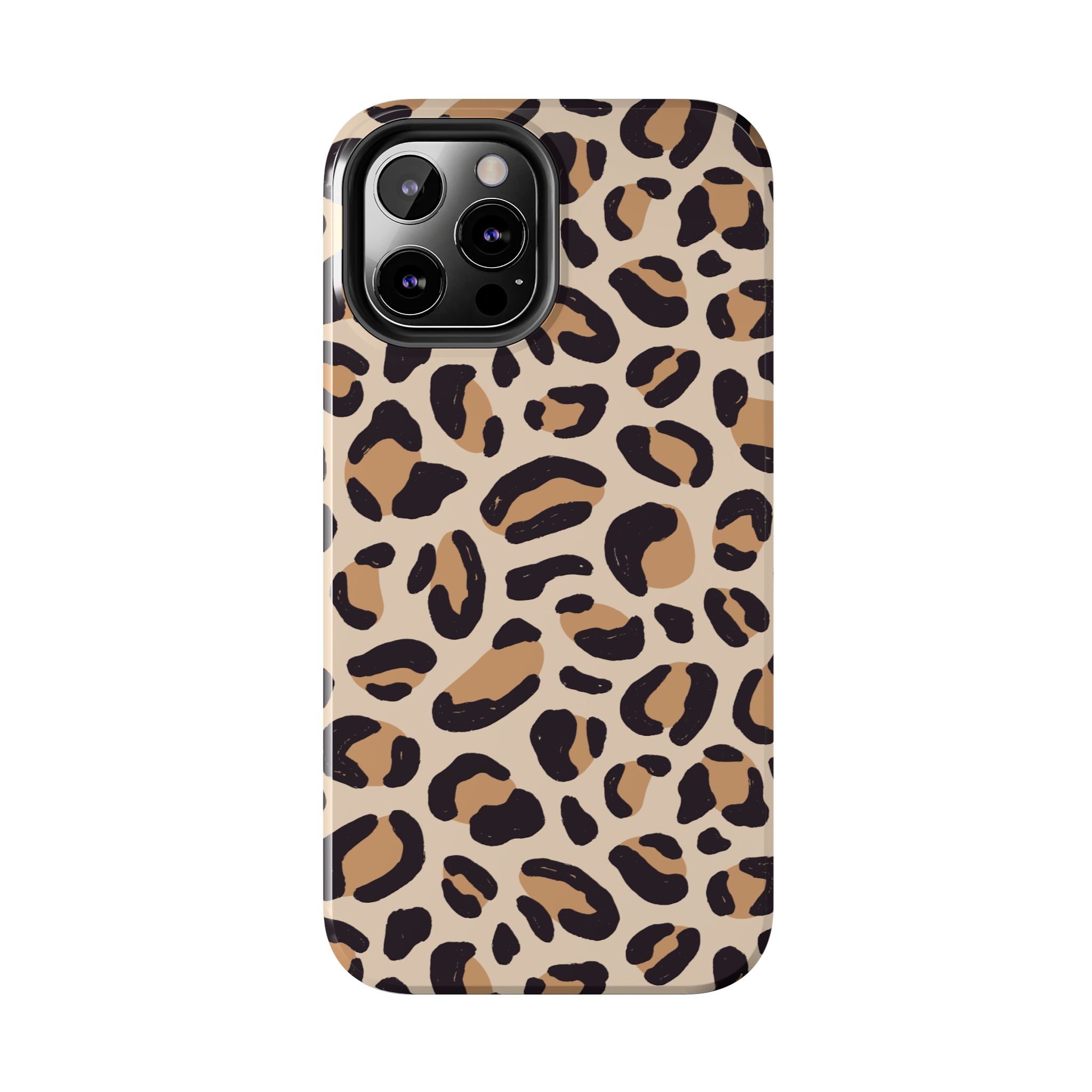 Leopard Print Tough Phone Case – Durable Glam Protective Cover